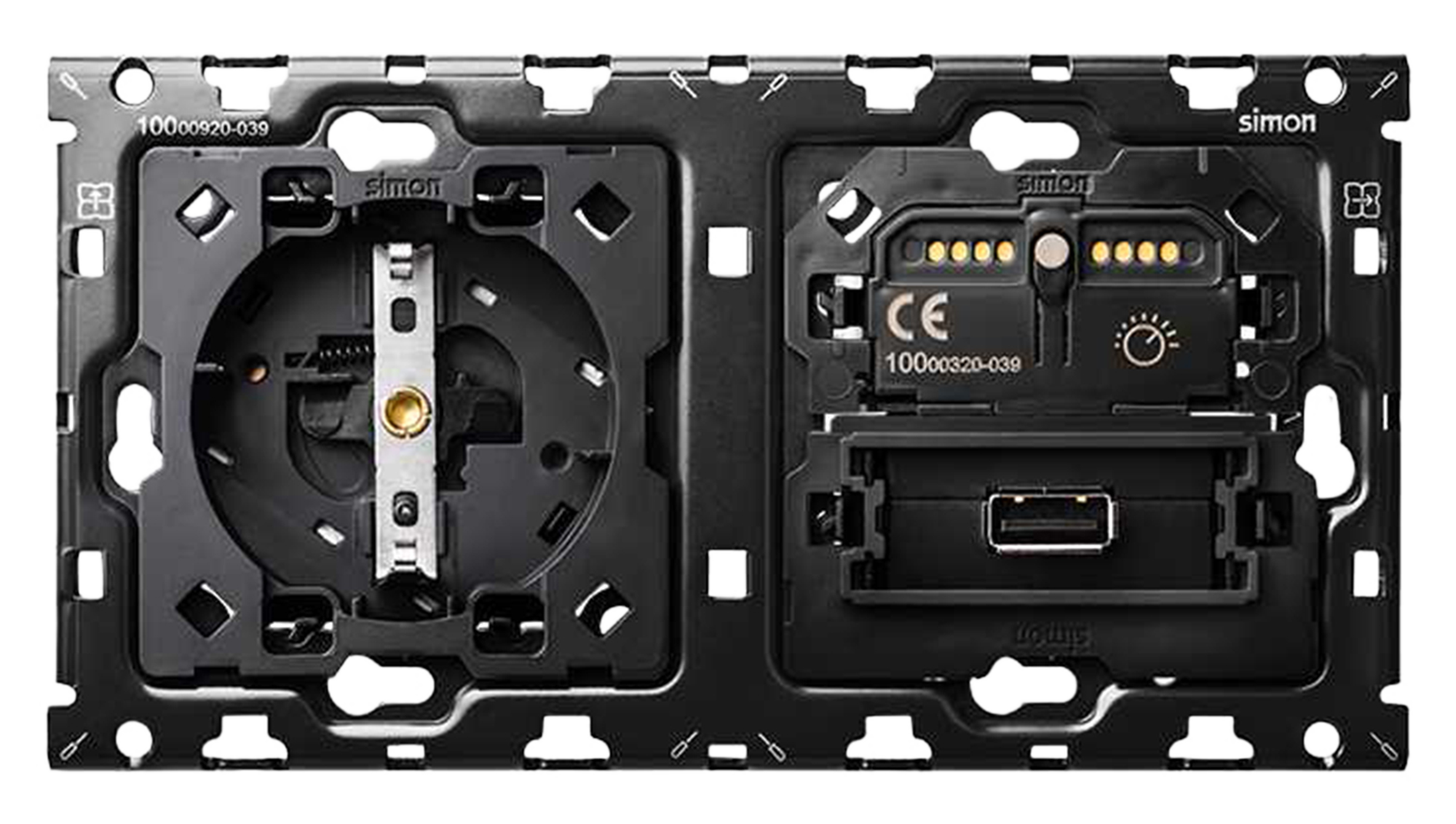 Kit enchufe ench+usb+regul+bast si100