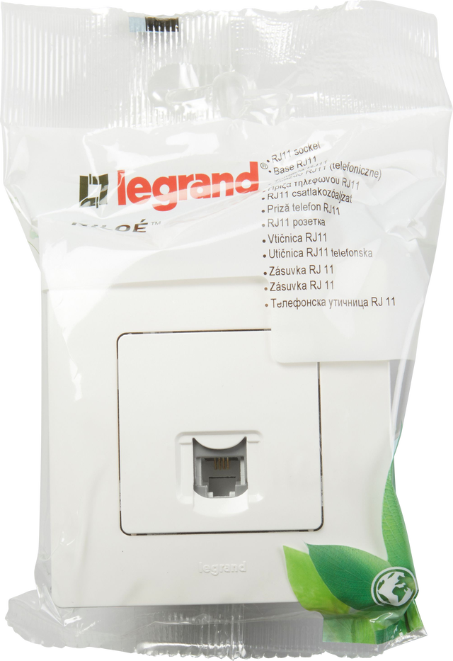 Prise Téléphone T Legrand LEG96652 - Mécanisme 8 Contacts, Série Niloe