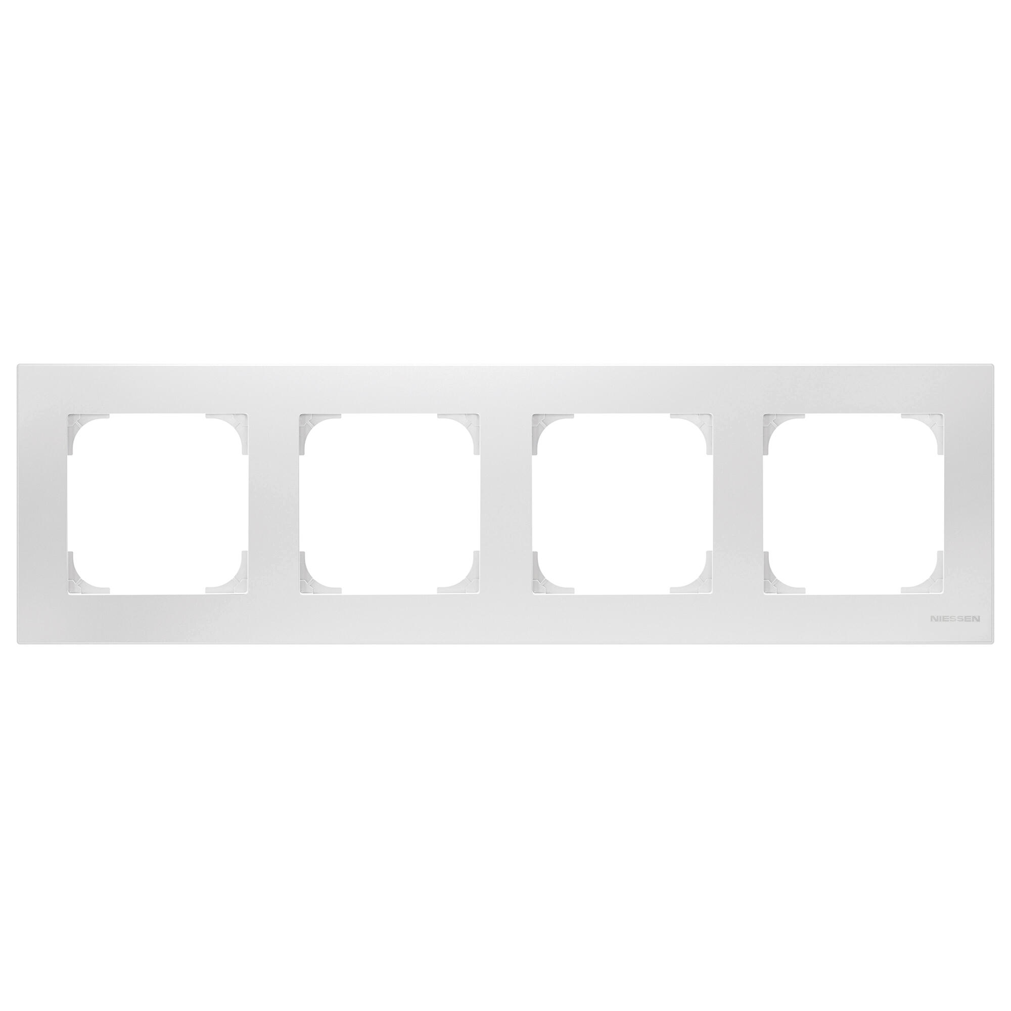 Marco de 4 elementos sky blanco