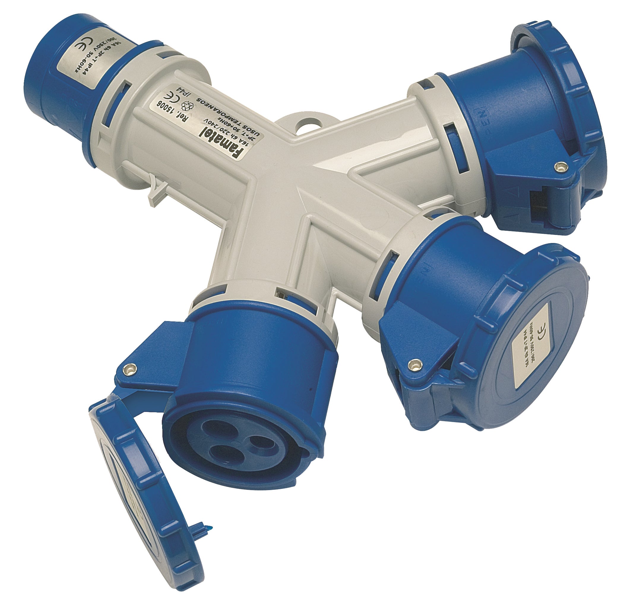 Adaptador de enchufe famatel de 16a