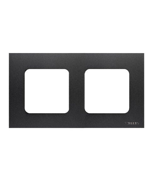 Hermosos Enchuf E Interruptor Negros En Diversas Combinacion Con Un Marco De Aluminio Puerto Usb Image158524749