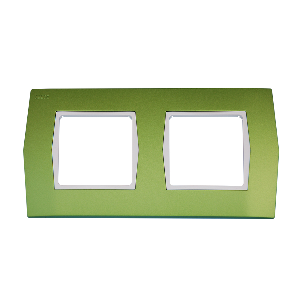 Marco doble ceese 2000 verde y blanco