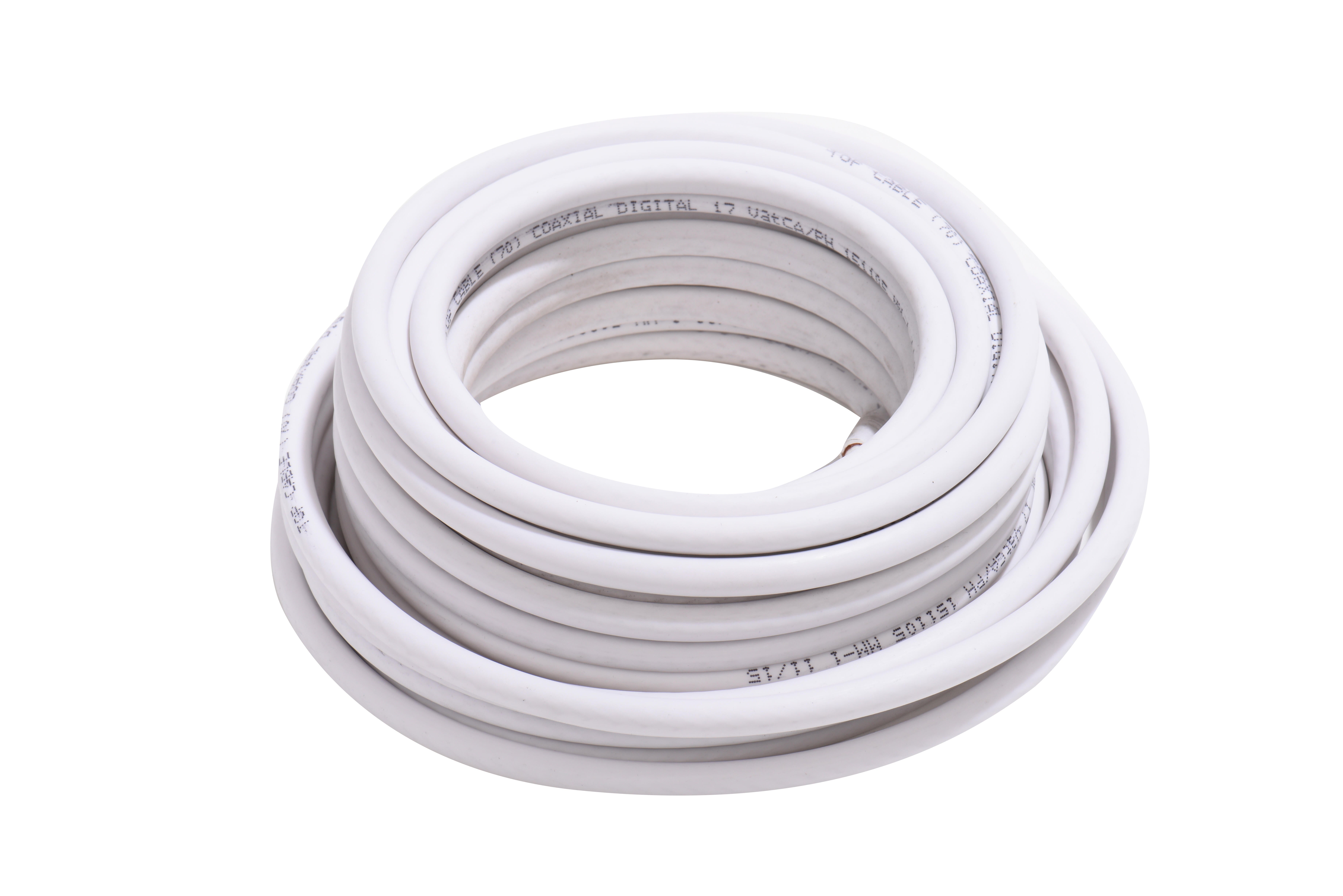 Maurer Cable Coaxial Extensor Macho/Hembra 2m Blanco