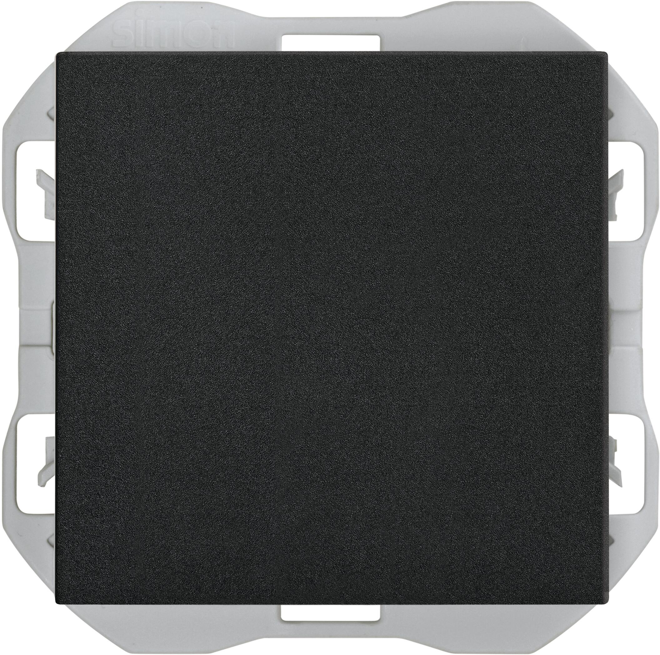 Tapa interruptor SIMON 270 negro mate | Leroy Merlin