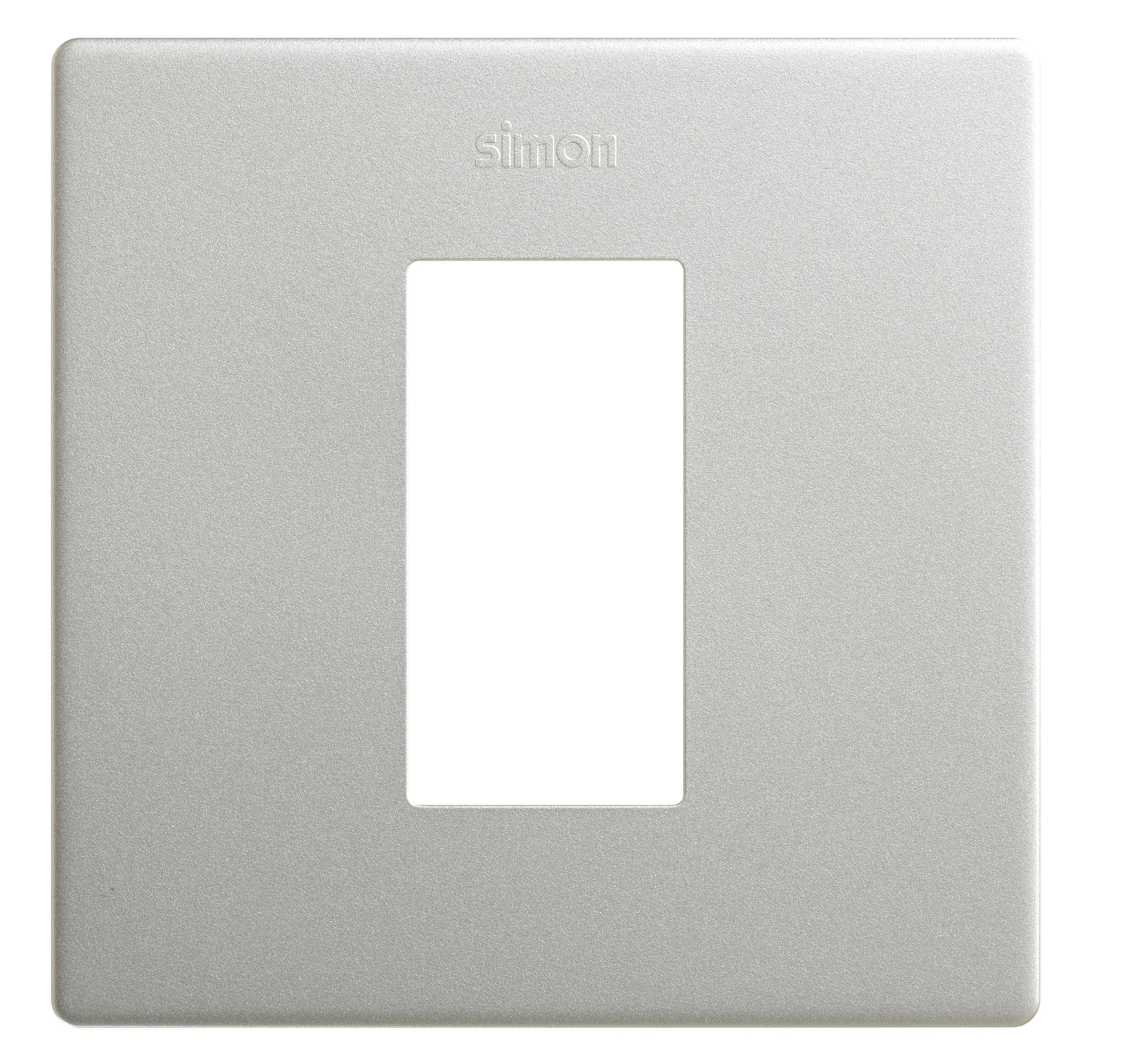 Marco individual combinable simon 270 color plata
