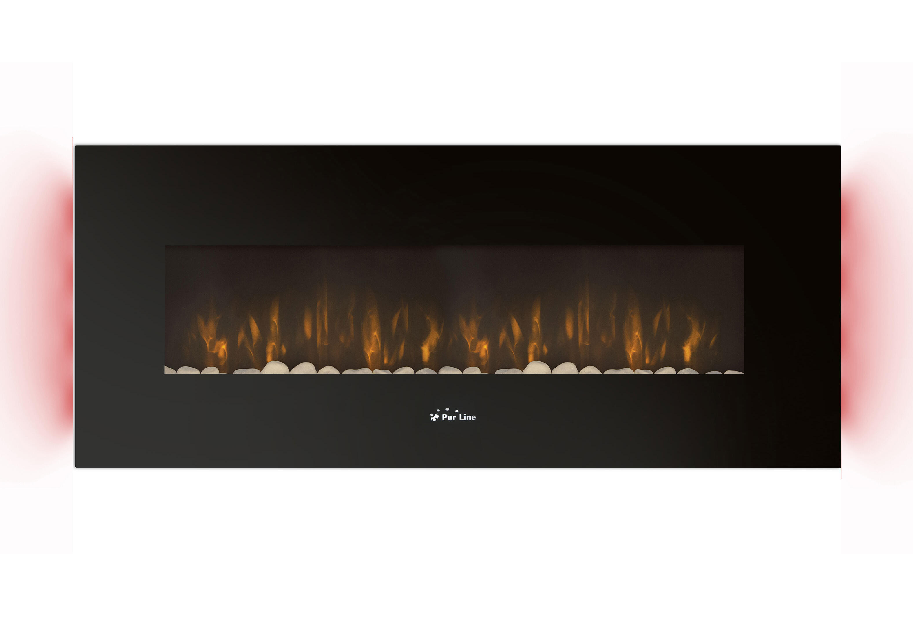 Chimenea eléctrica PURLINE CHE-500 2000 w negro - 2