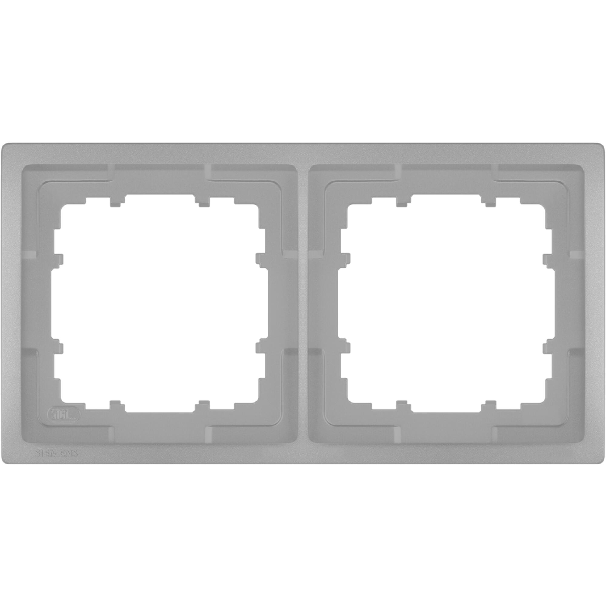 Marco doble siemens style platino