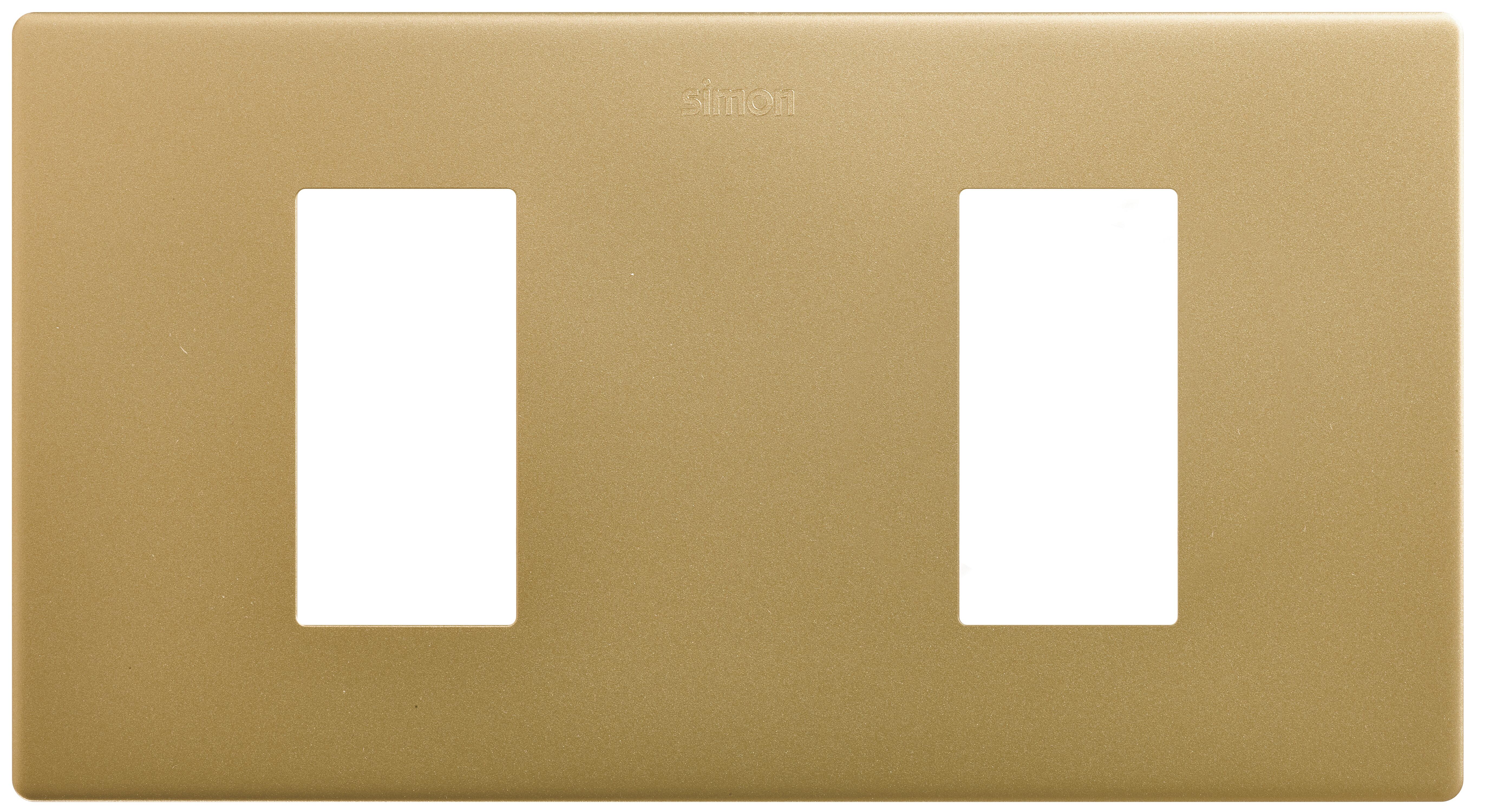 Marco doble combinable simon 270 color oro