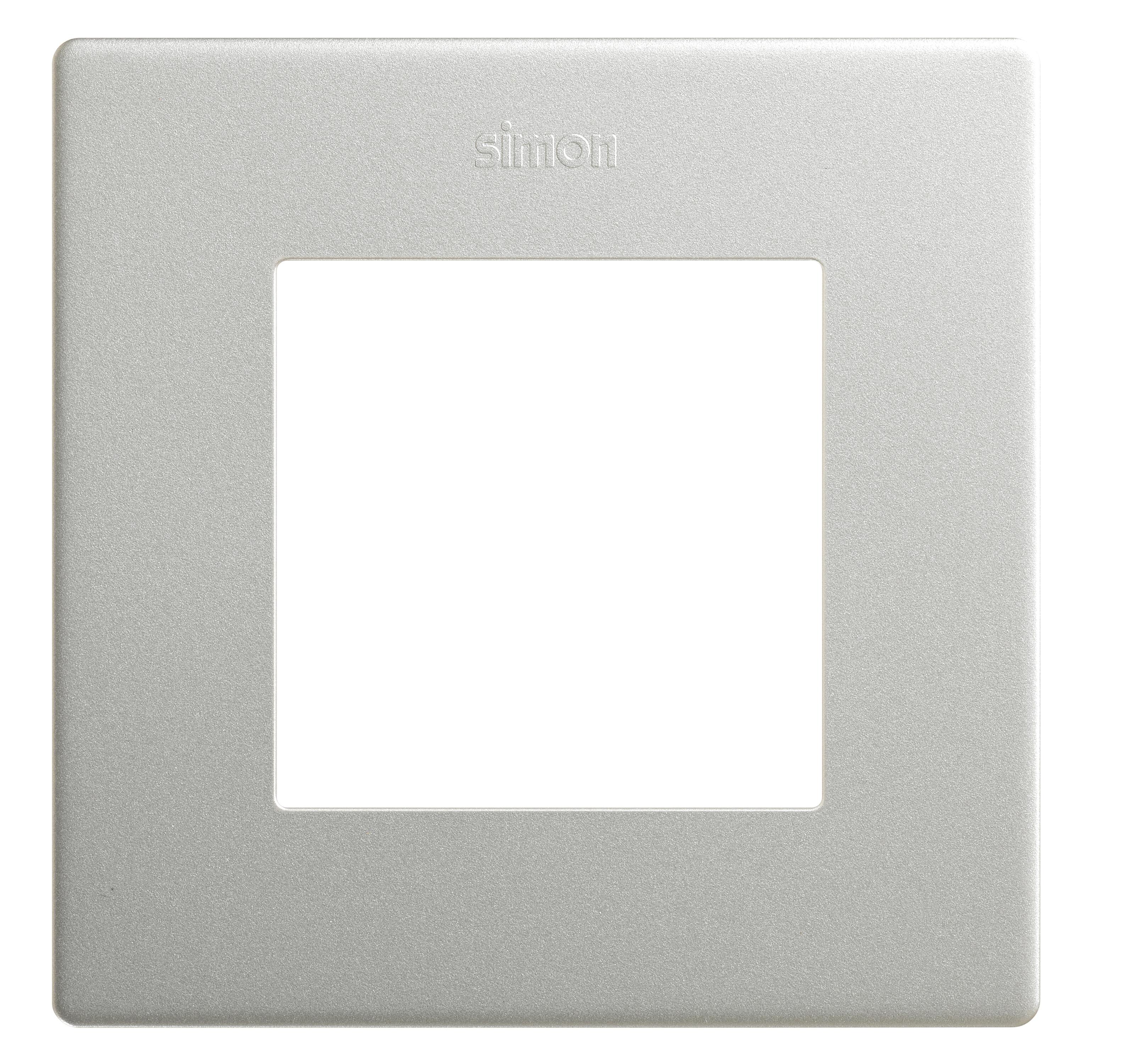 Marco individual simon 270 color plata
