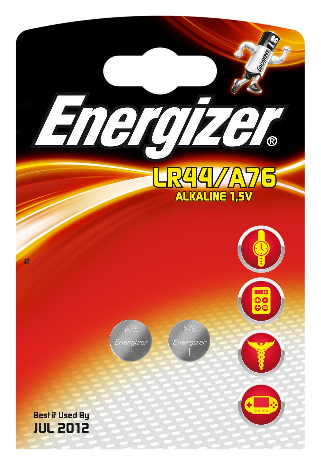 Pack de 2 pilas especiales ENERGIZER A76 1,5V - 5