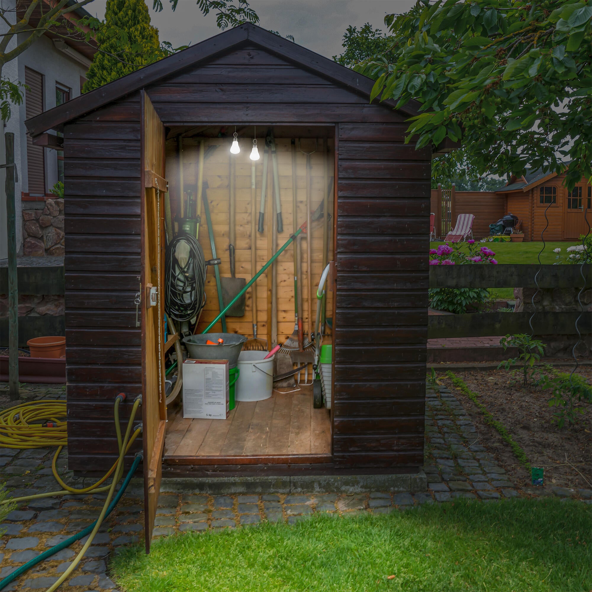 Kit pannello solare con luce E27 4000K ARTE CONFORT HIDRA - 3