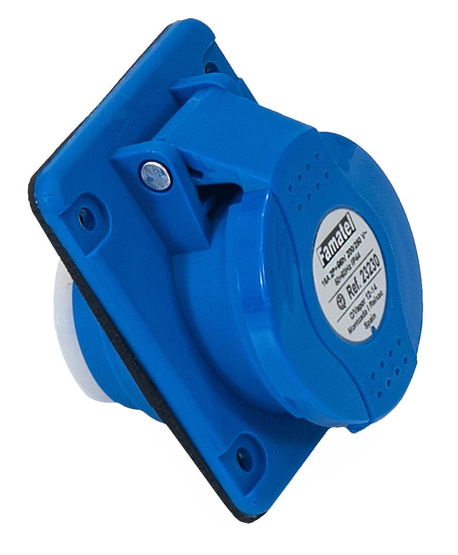 Base de empotrar 32a 3p+t 380v ip44