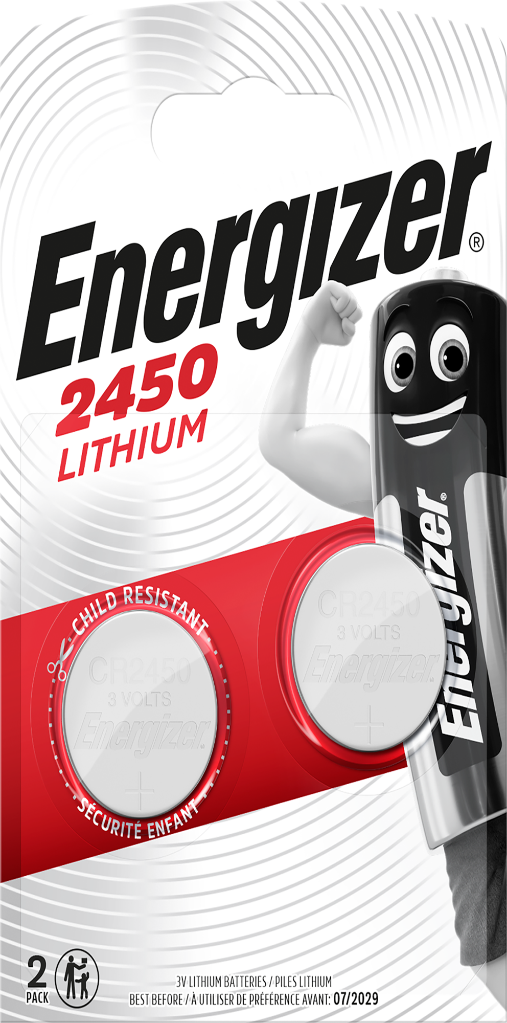 Pack de 2 pilas especiales ENERGIZER CR2450 - 5