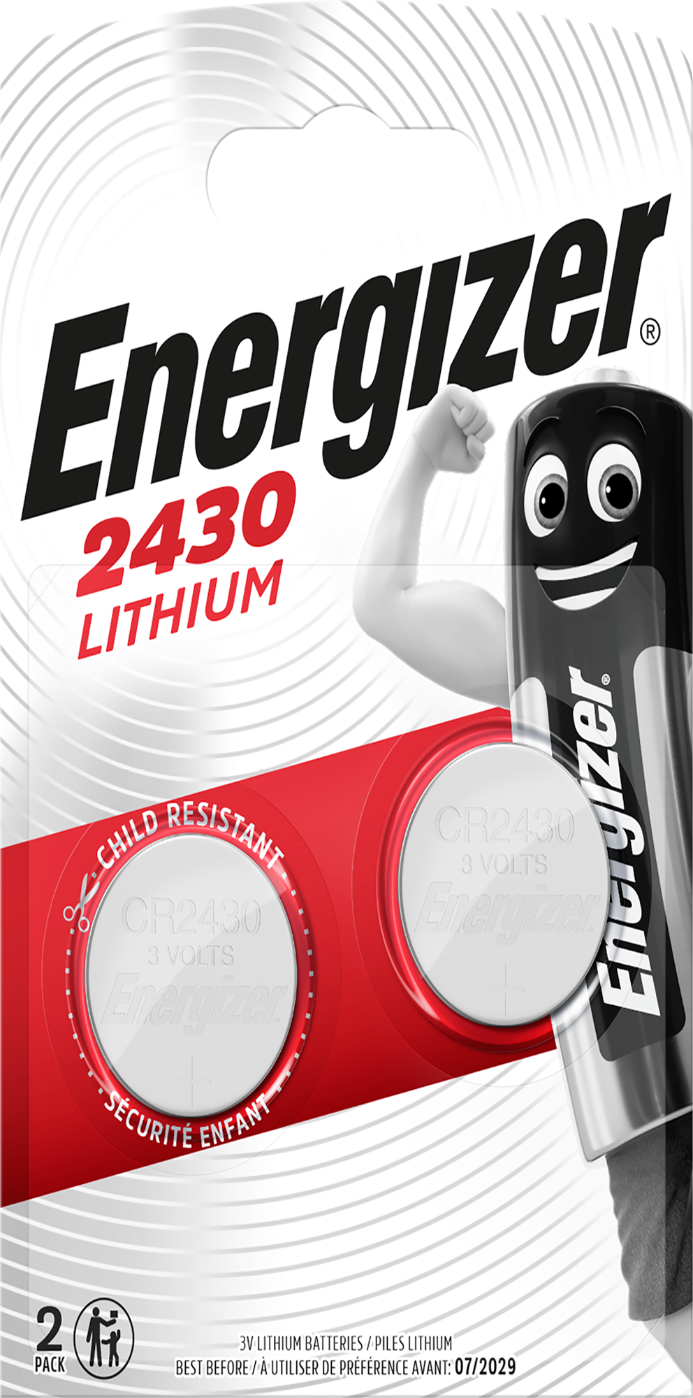 Pack de 2 pilas especiales ENERGIZER CR2430 - 4