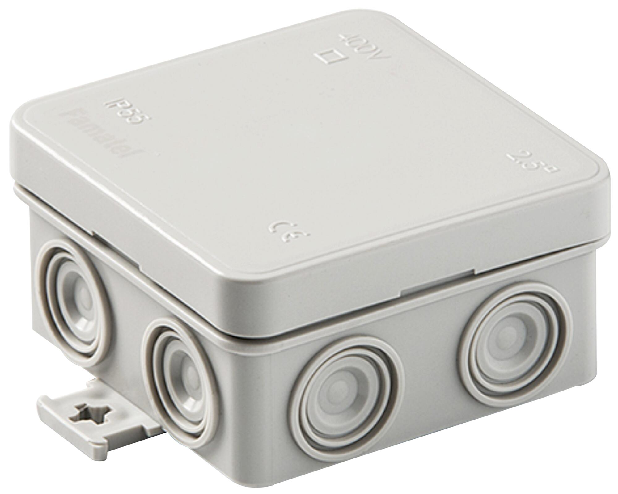 Caja de conexión estanca ip55 75x75x39 mm
