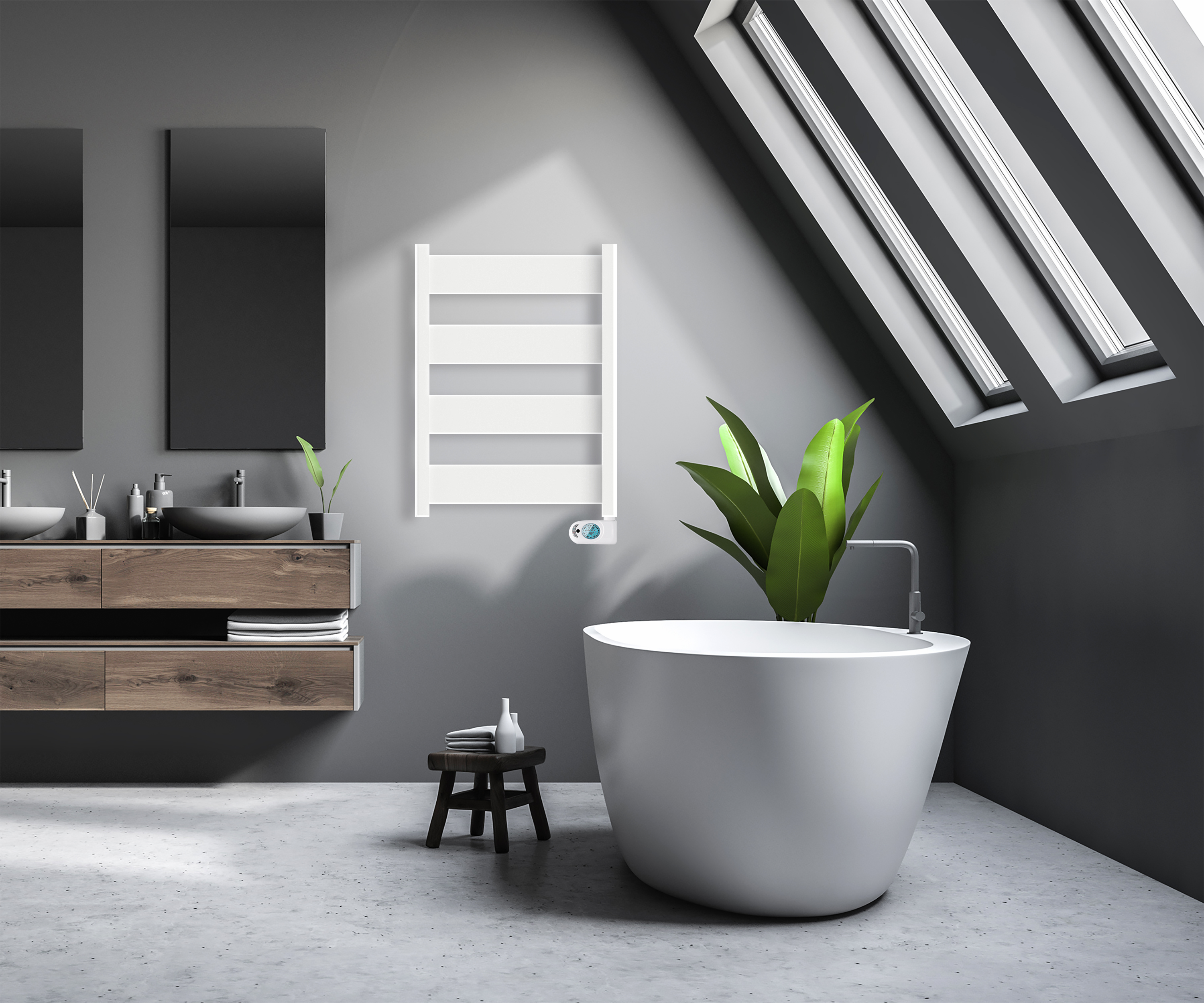 Toalheiro elétrico PLANO NERIS500 BRANCO 500W - 5