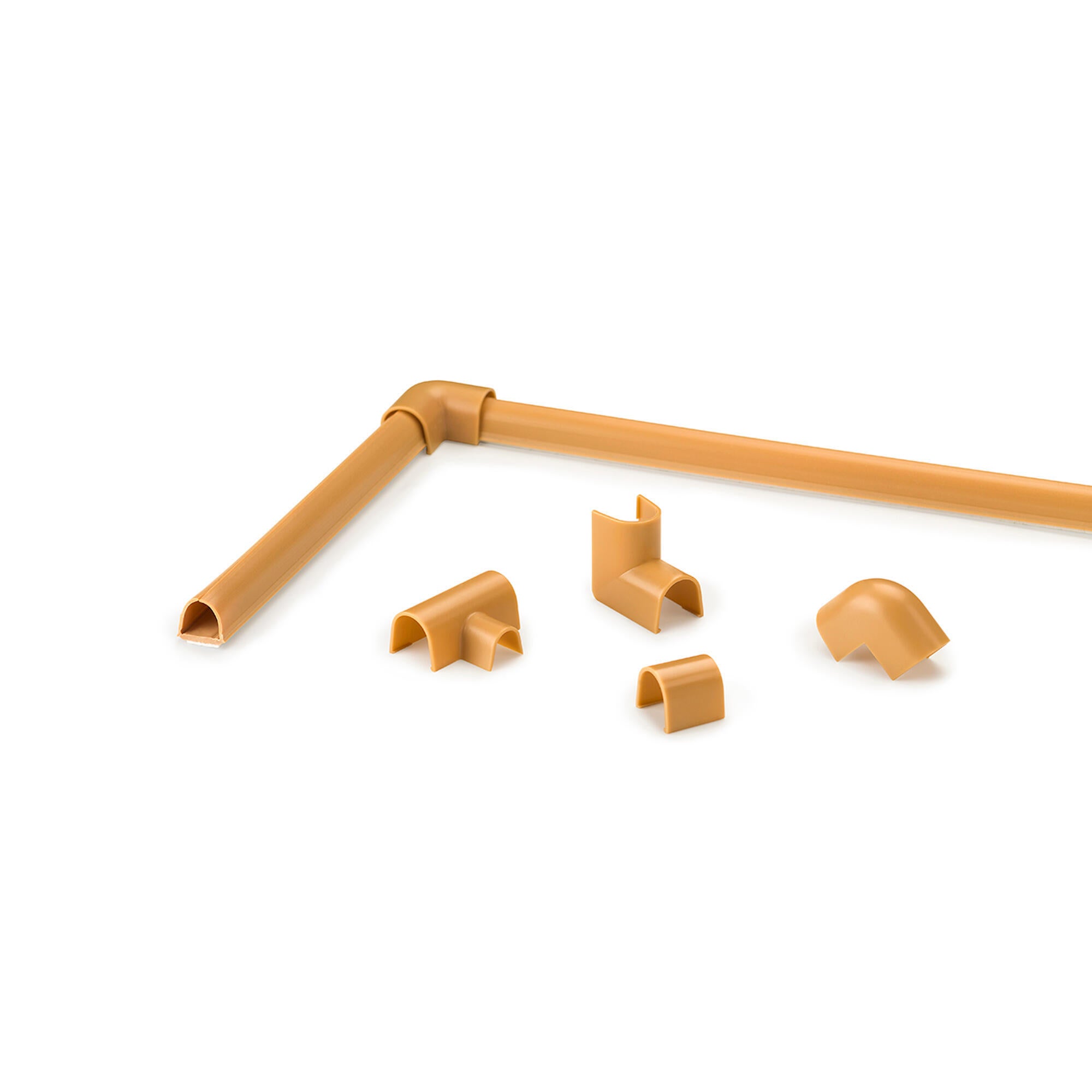 Salva cable recto inofix beige de 8x7mm