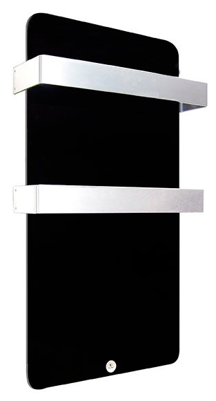 Radiador toallero eléctrico haverland xtal4n negro
