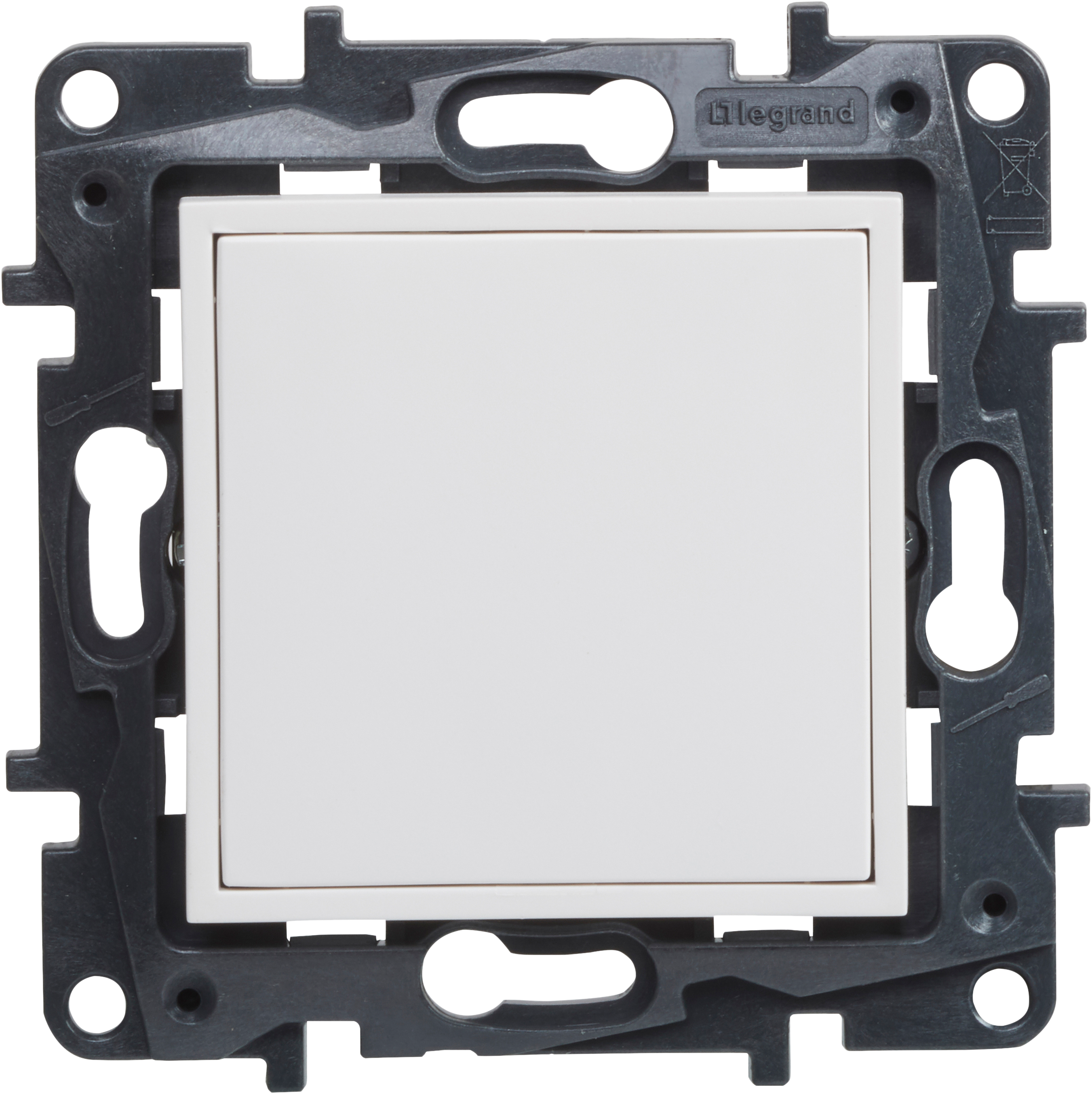 Tapa ciega legrand niloé step blanco