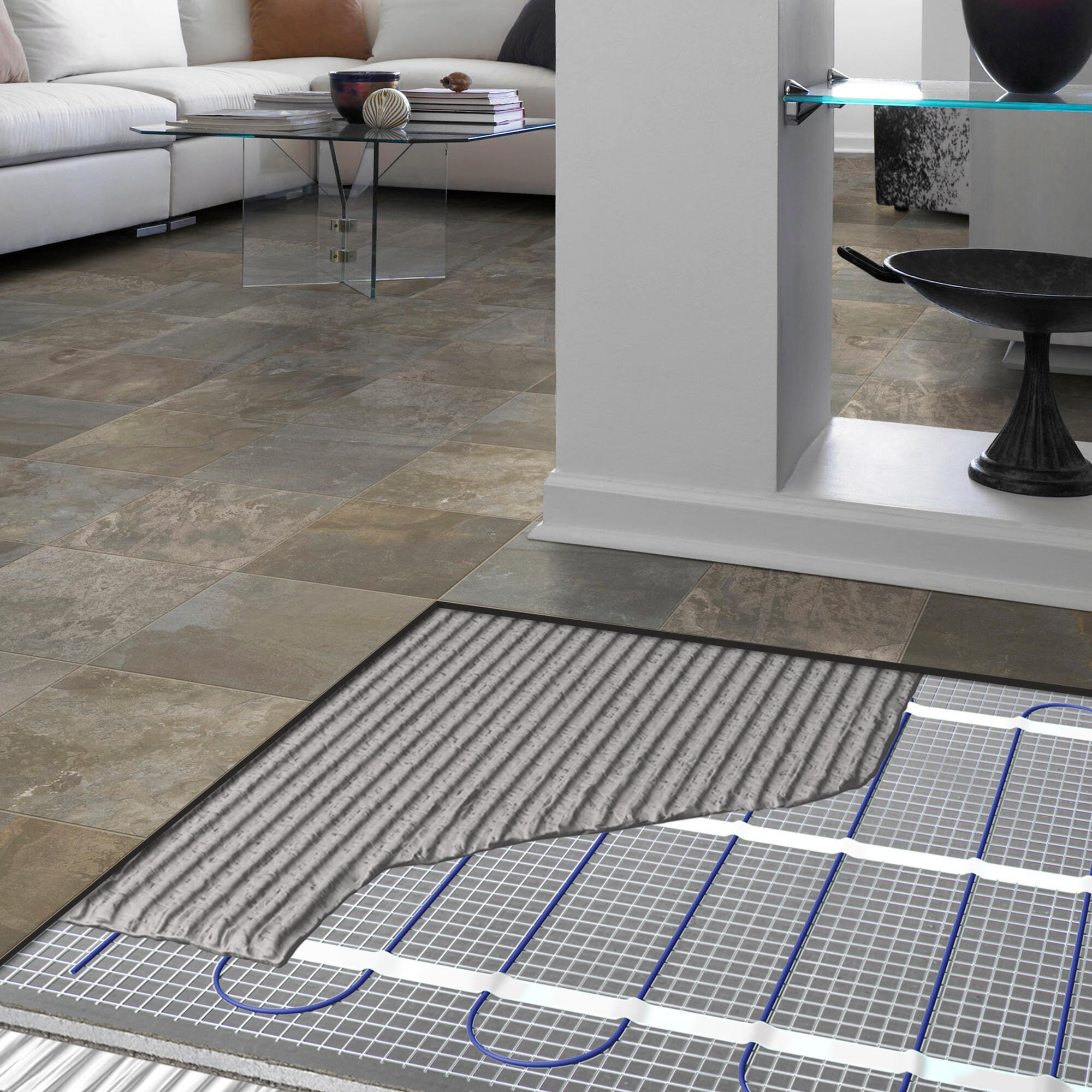 Suelo radiante eléctrico suelos cerámicos/porcelánicos rointe milos 1200w 8m²