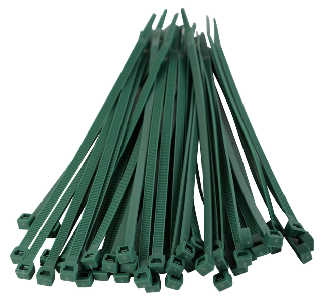 Abraçadeiras EXTERIOR TENAX VERDE 50 UNIDADES