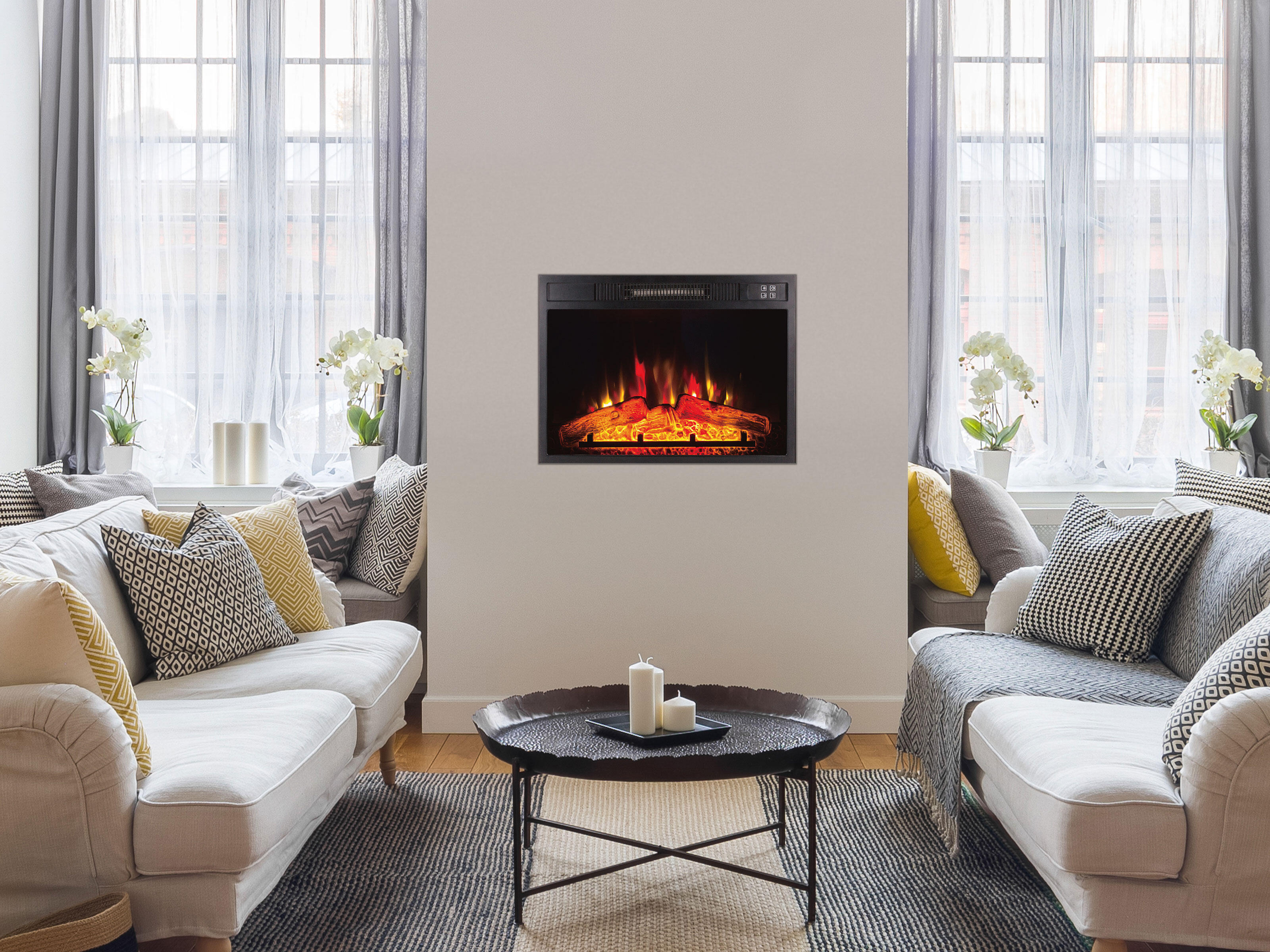 Chimenea eléctrica insertable PURLINE CHE-620 2000w - 3