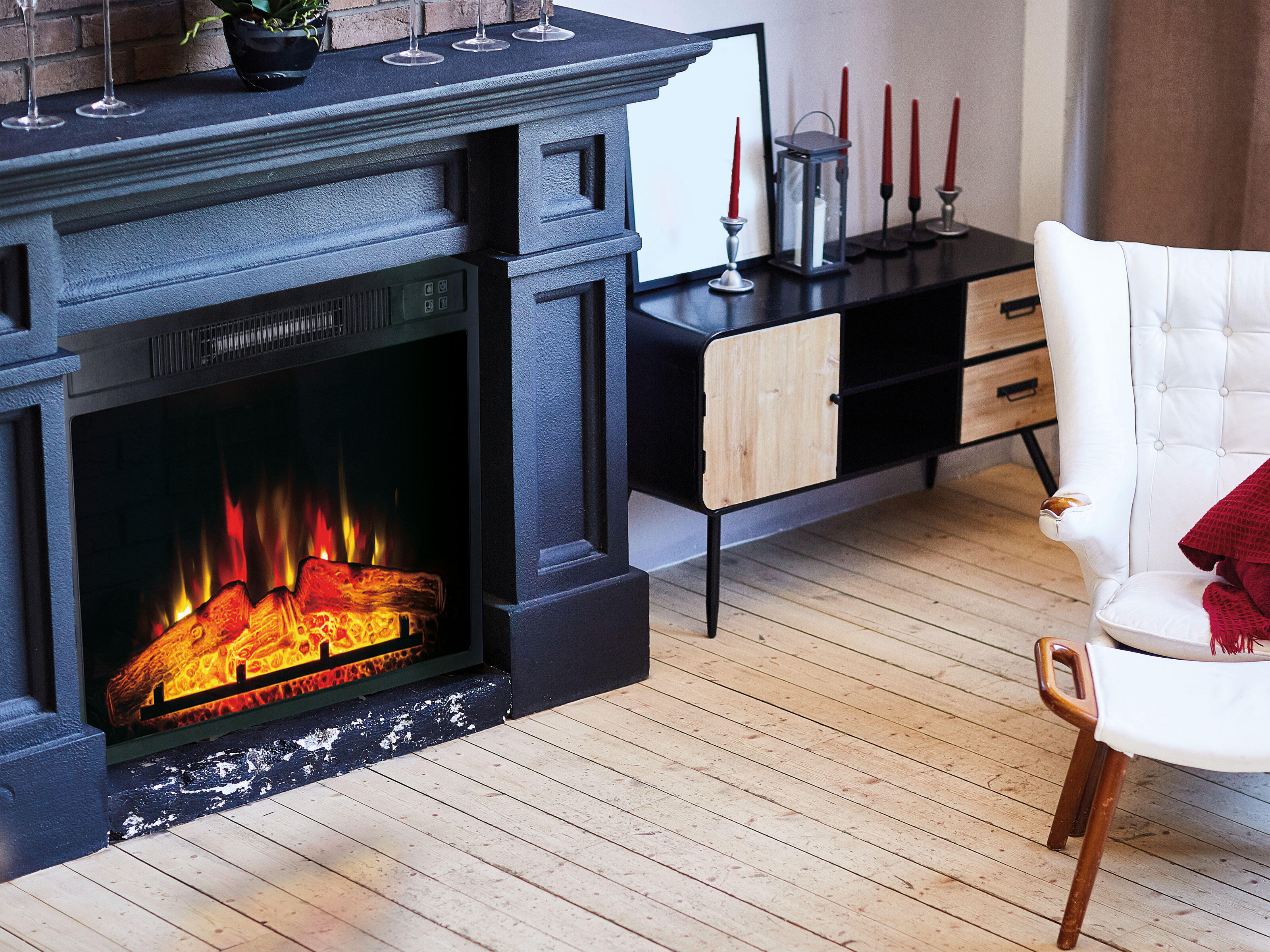 Chimenea eléctrica insertable PURLINE CHE-620 2000w - 2