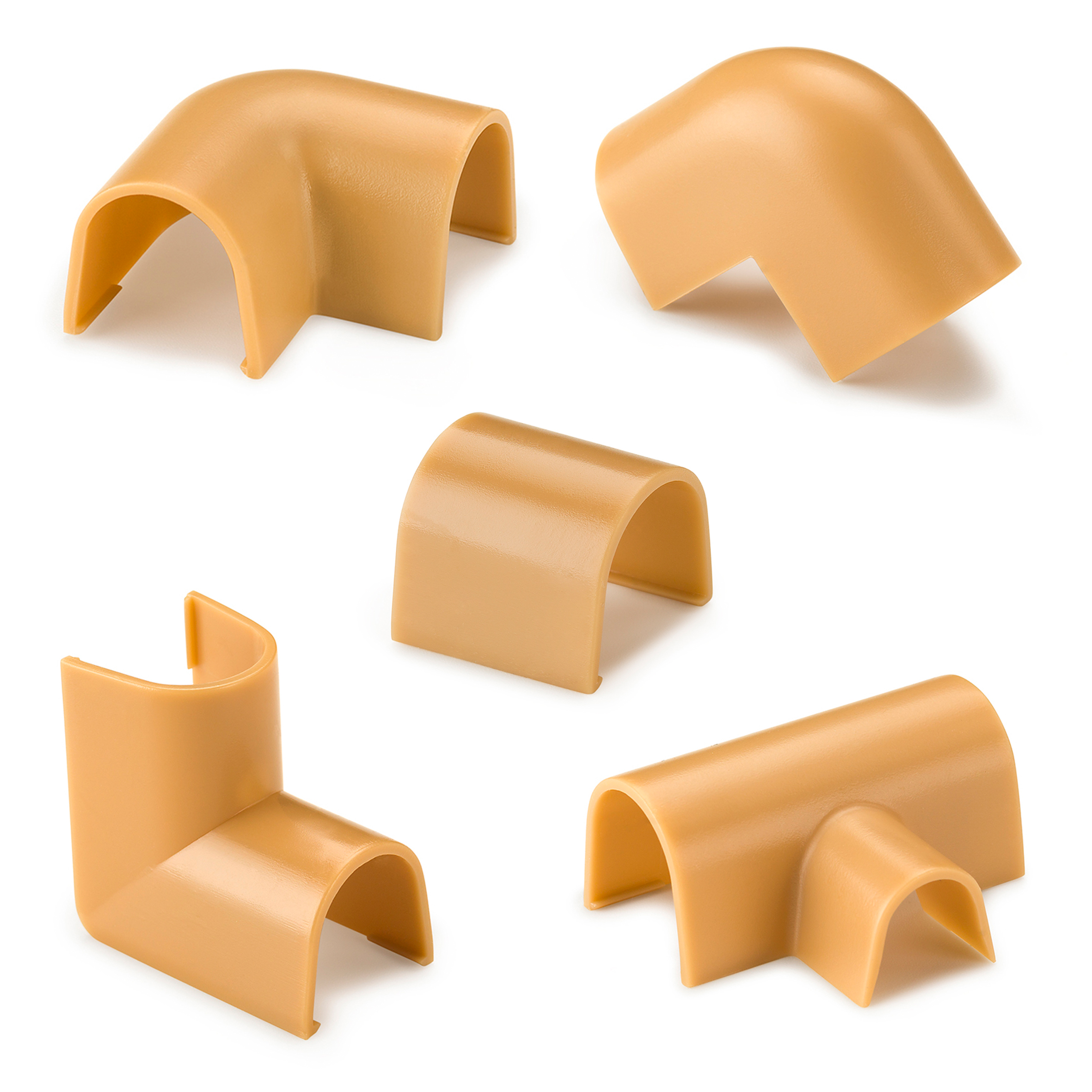 Surtido de enlace para cable inofix beige de 8x7mm