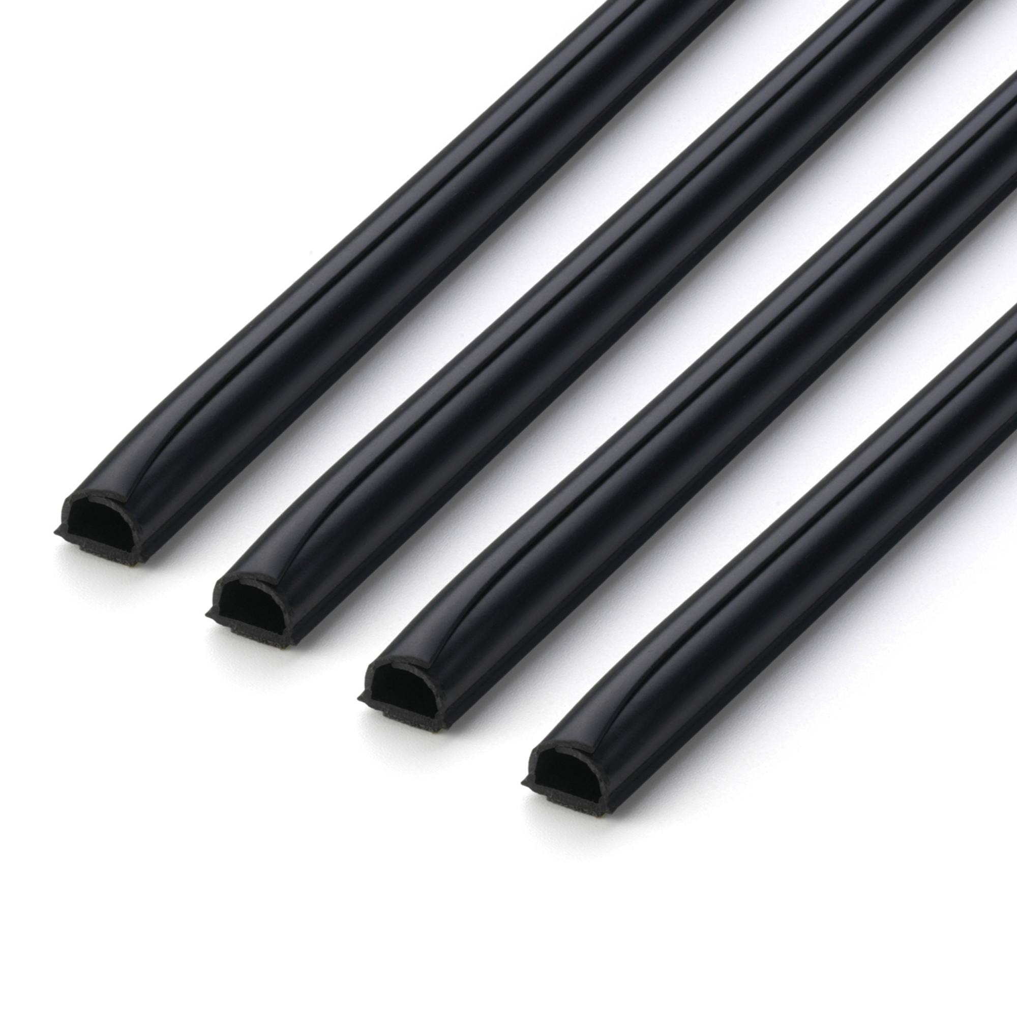 Salva cable recto cablefix de 8x7mm negro