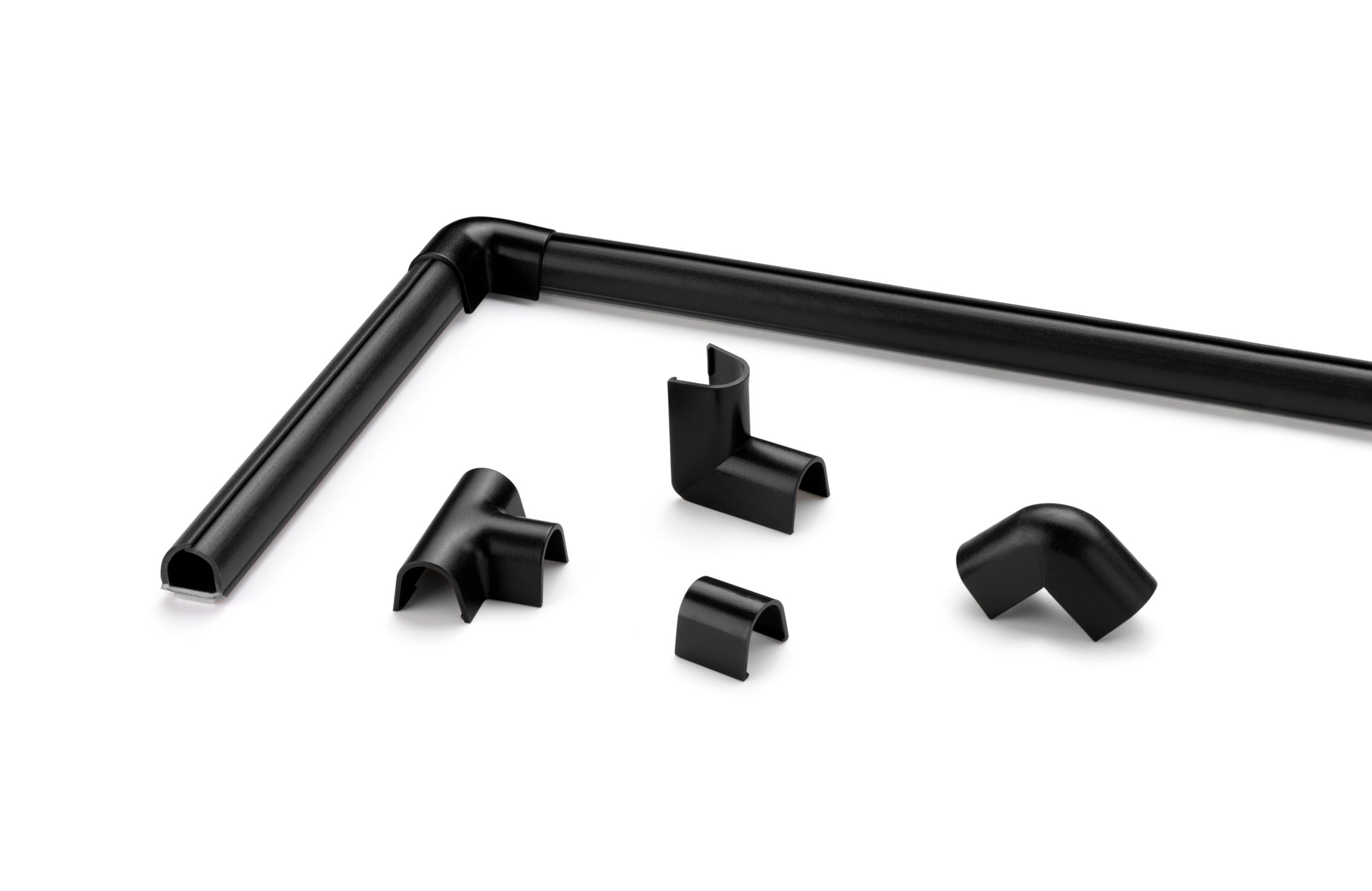 Salva cable de cablefix de 8x7mm negro