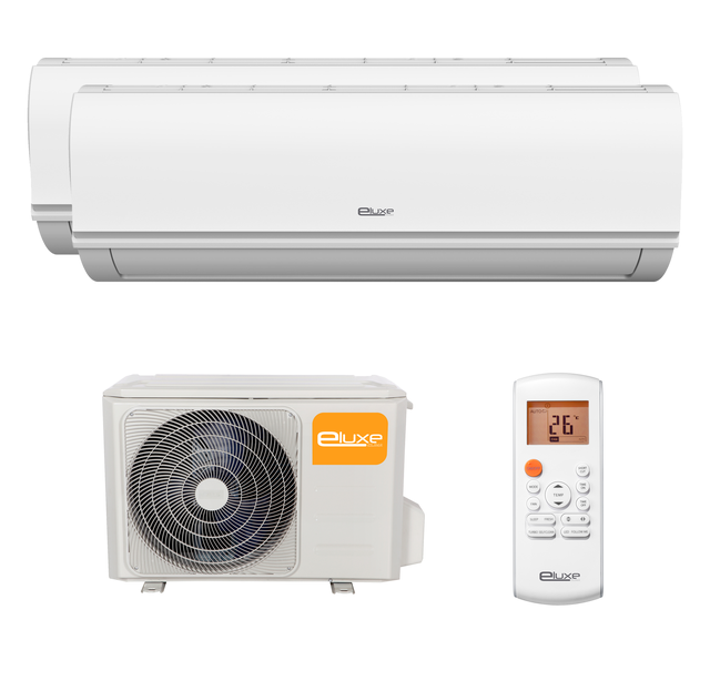 Ar condicionado fixo (2X1) ELUXE 9000 +12000BTU