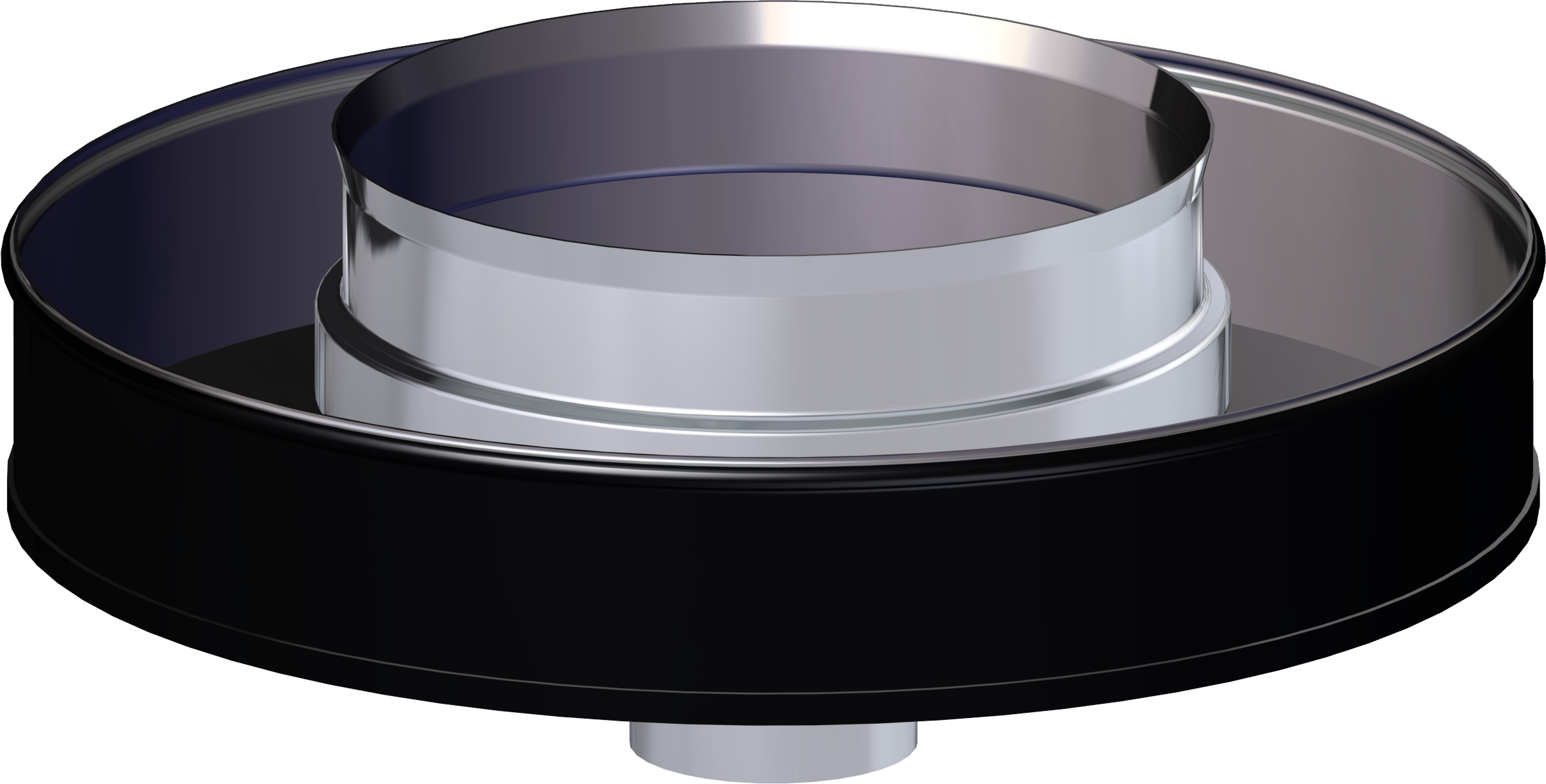 Colector hollín cto negro ø80