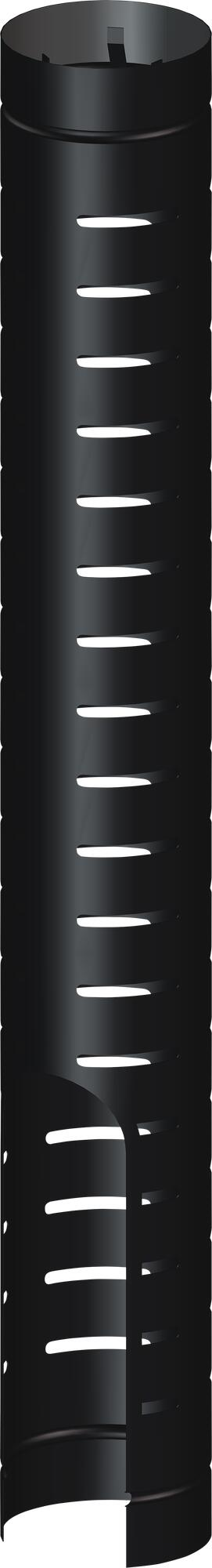 Forro protección salida trasera sw negro ø80
