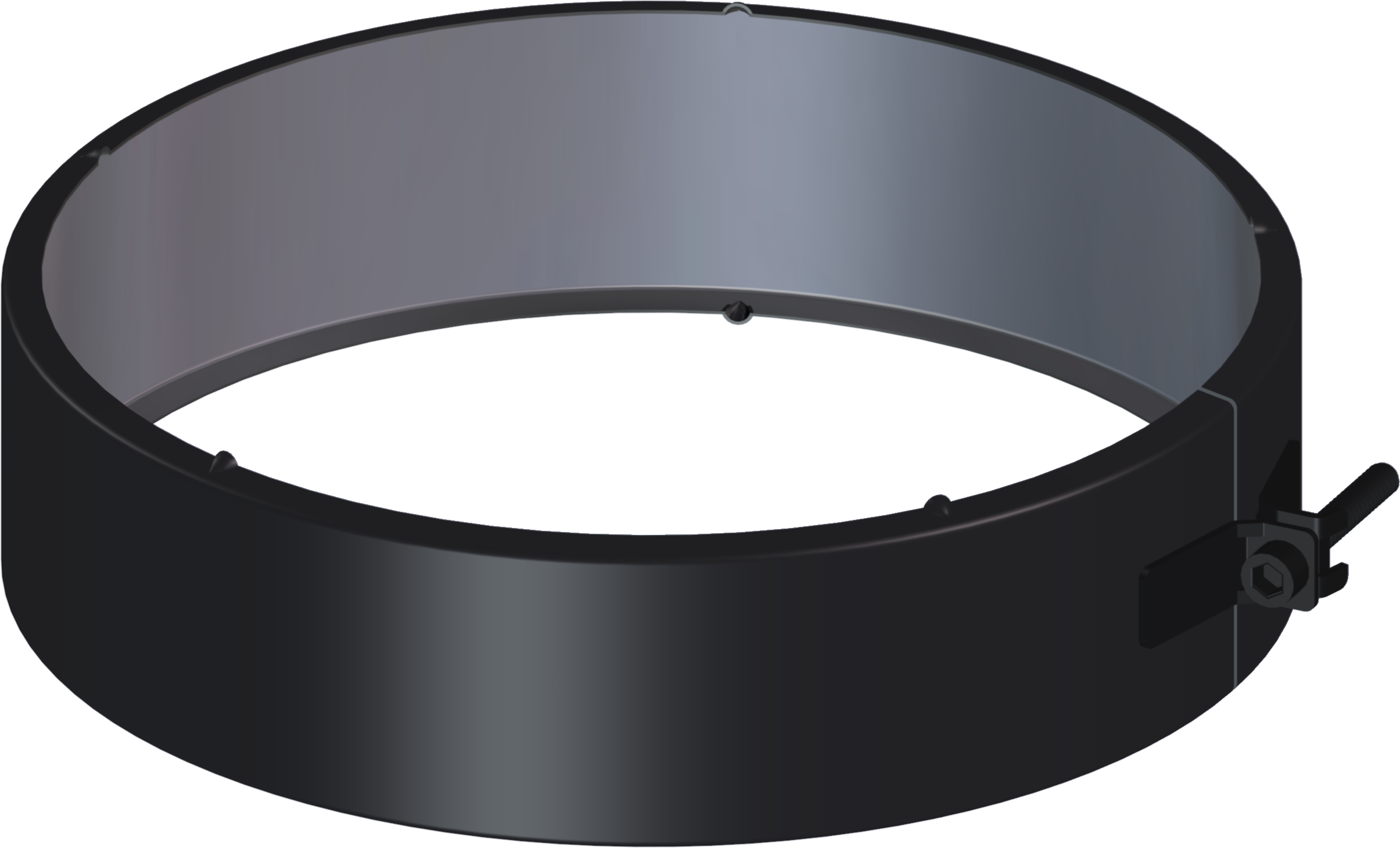 Abrazadera unión para tubo dw 304 ø100 negro