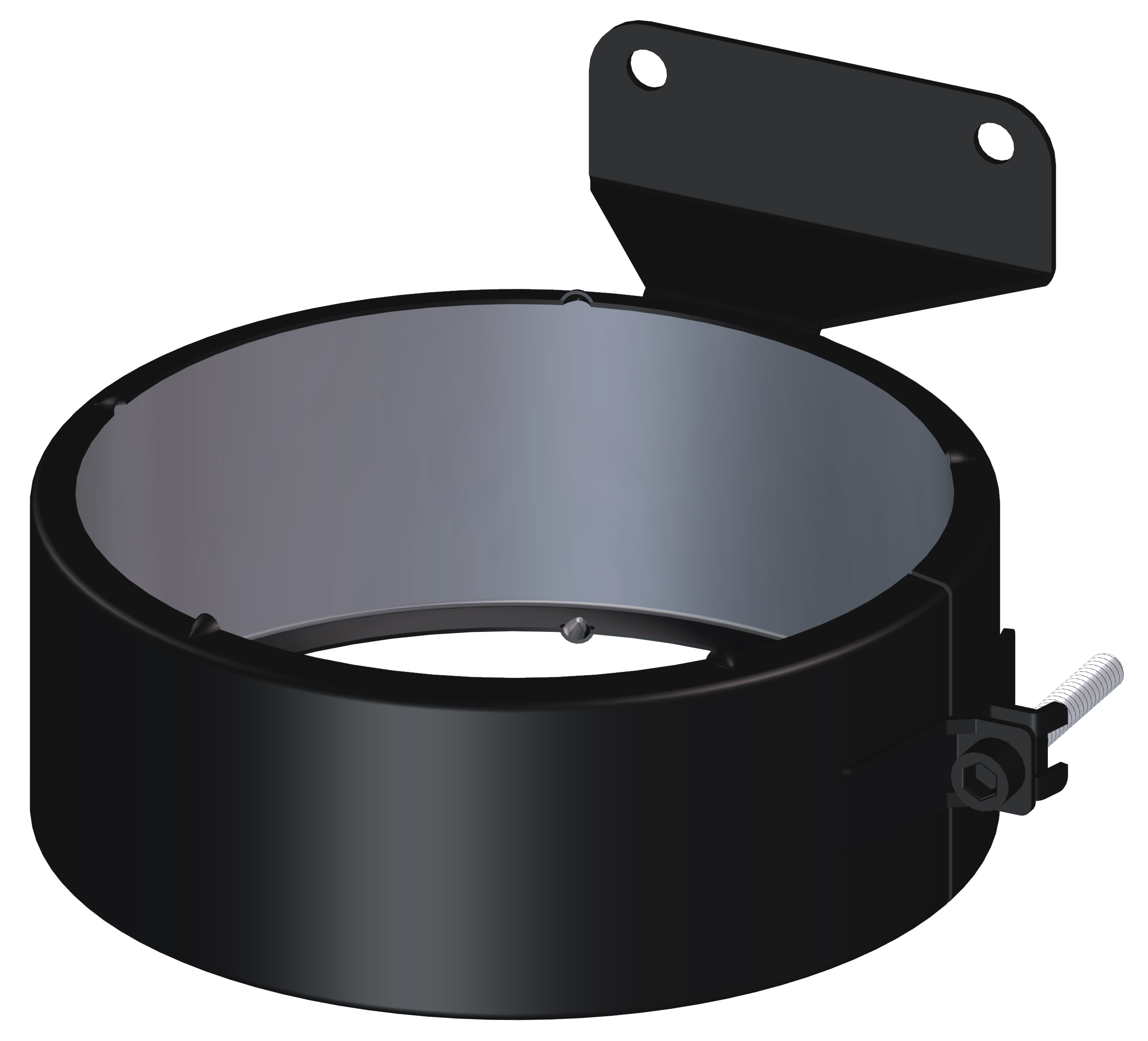 Anclaje intermedio dp negro ø175
