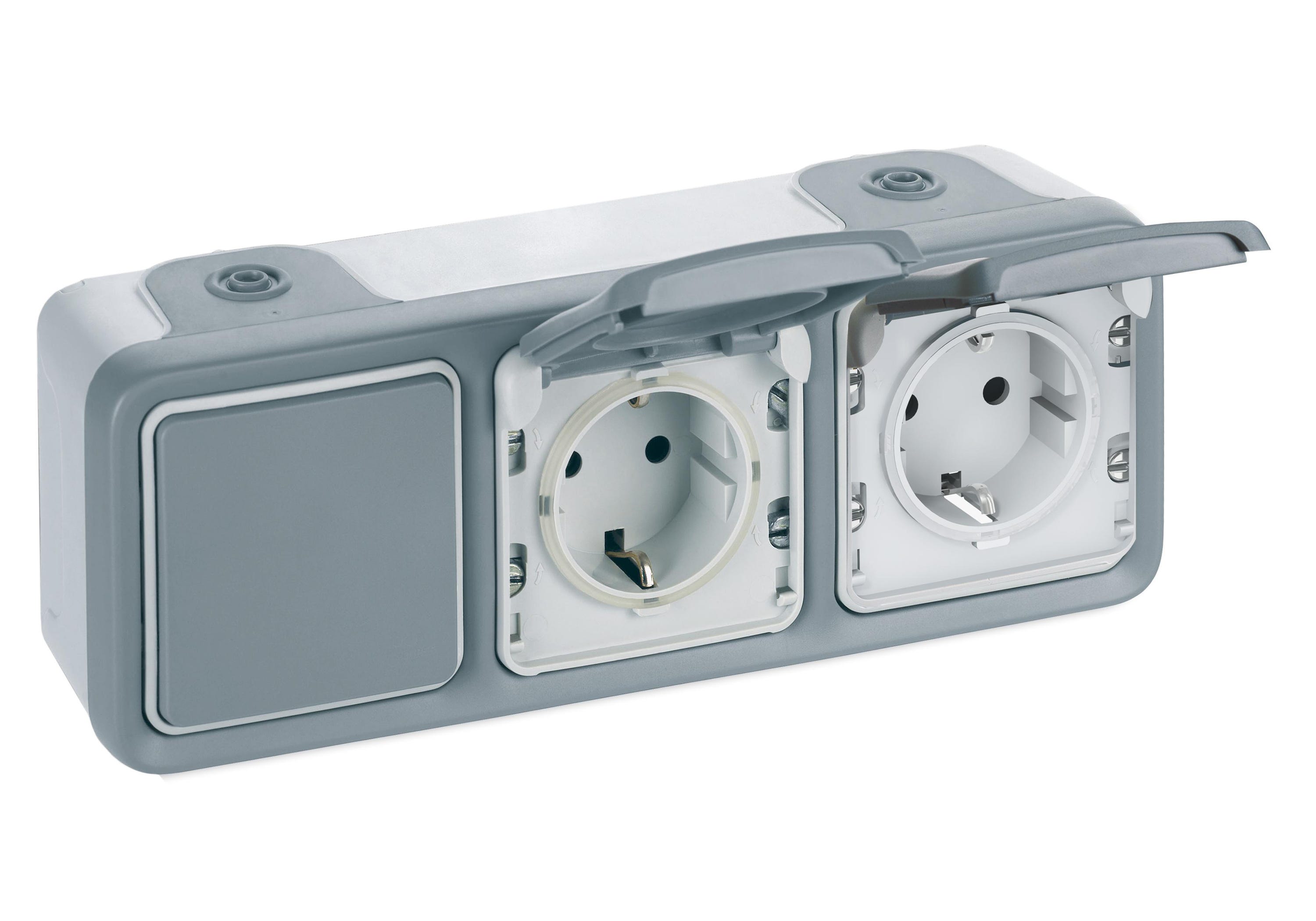 Legrand 070027 Socket Outlet With Shutter Plexo Complete