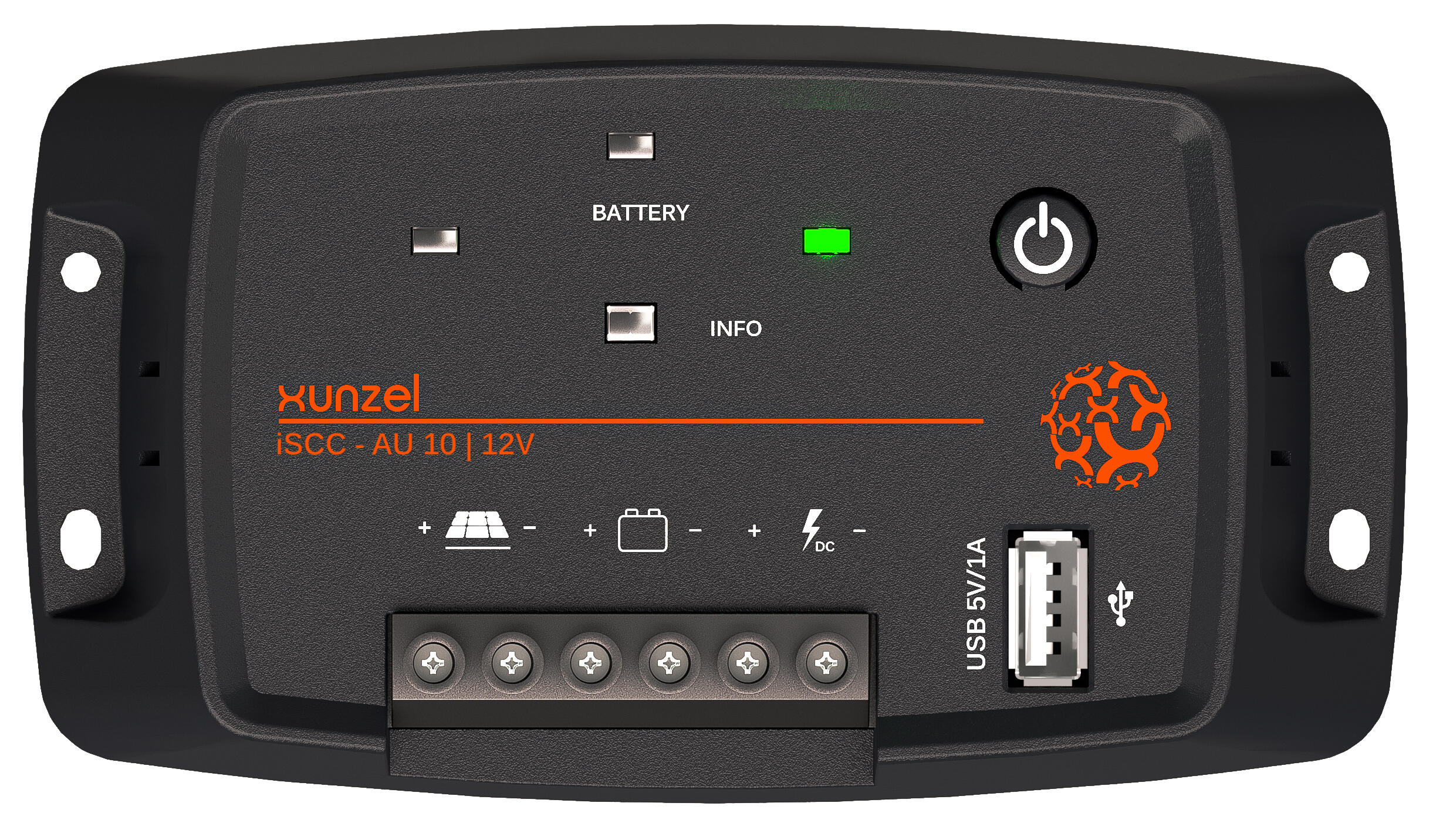 Controlador de carga e descarga Solar Compacto iSCC-AU-XUNZEL-10A-12V - 2