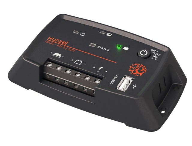 Controlador de carga e descarga Solar Compacto iSCC-AU-XUNZEL-5A-12V