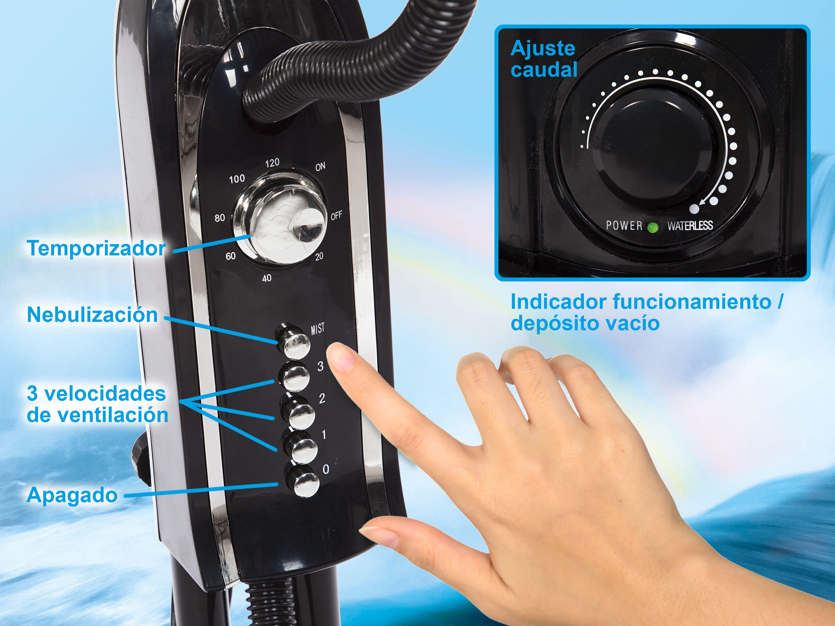Ventoinhas nebulizadora MISTY 1 - 6