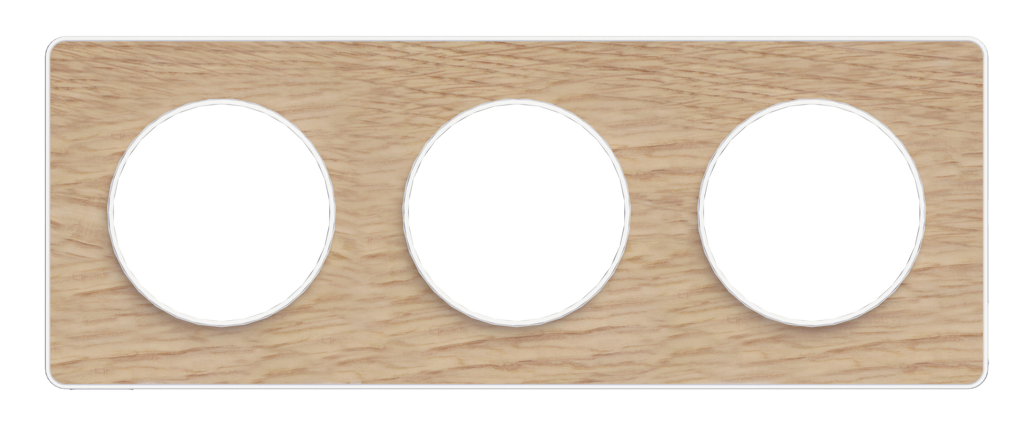 Marco triple schneider odace madera natural
