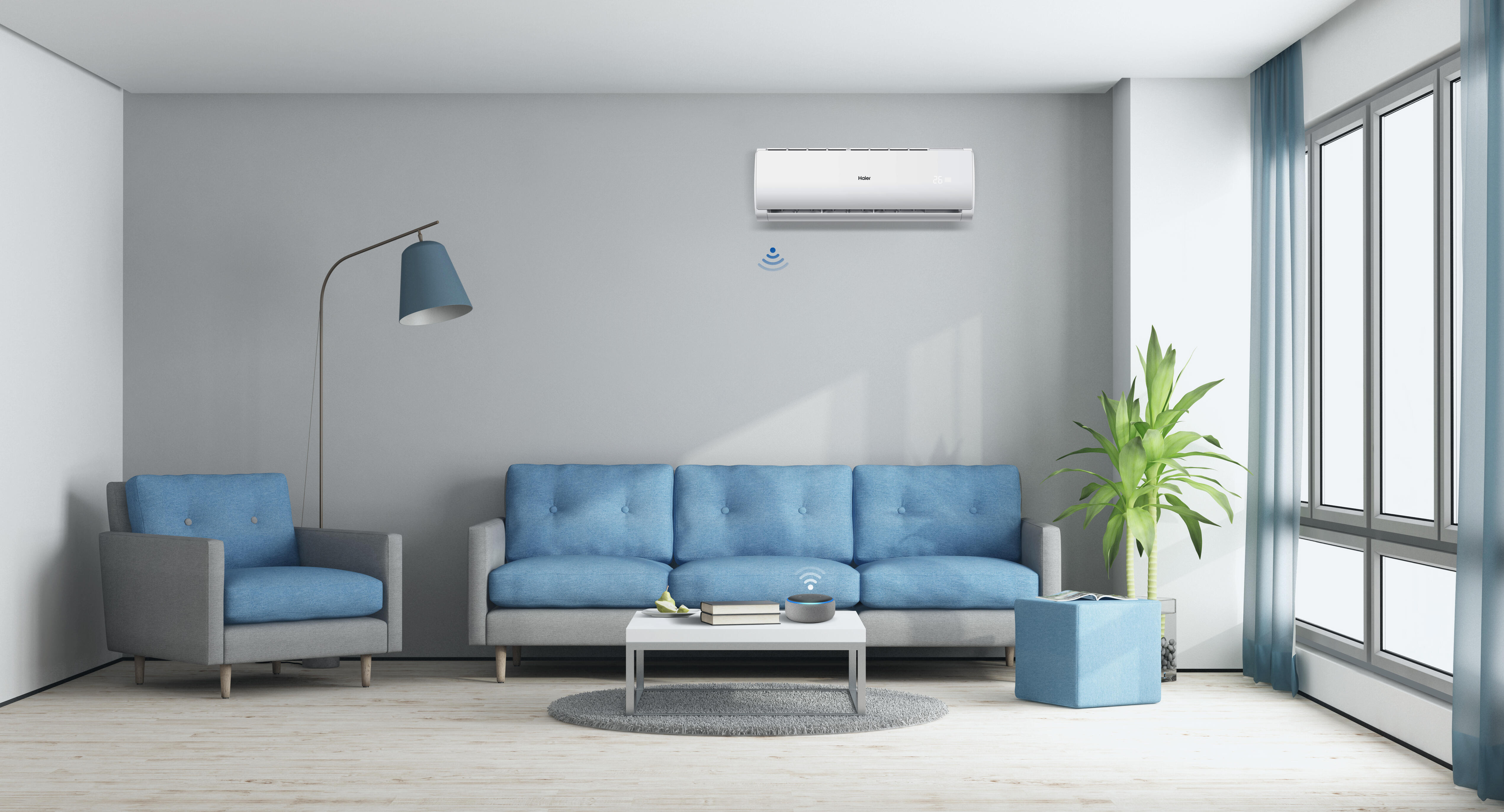 Ar condicionado fixo (1x1) HAIER TIDE 12000BTU WIFI BRANCO - 3