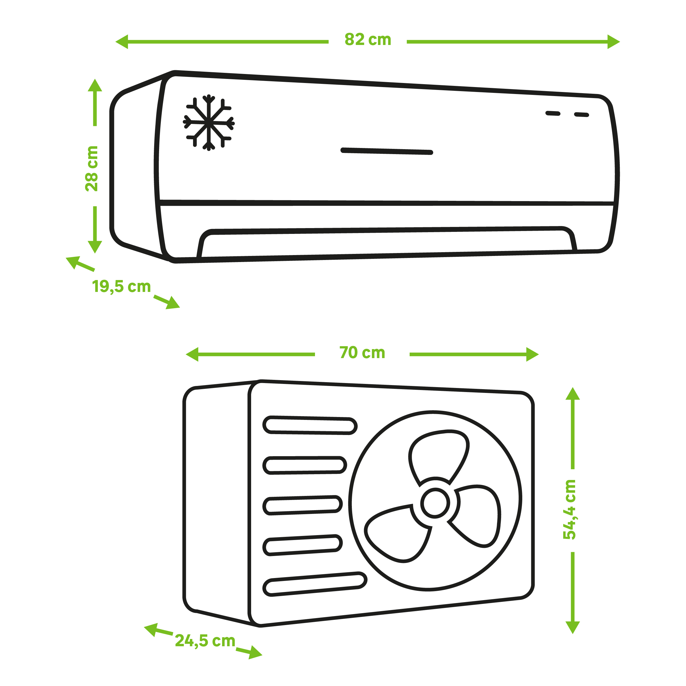 Ar condicionado fixo (1x1) HAIER TIDE 12000BTU WIFI BRANCO - 4