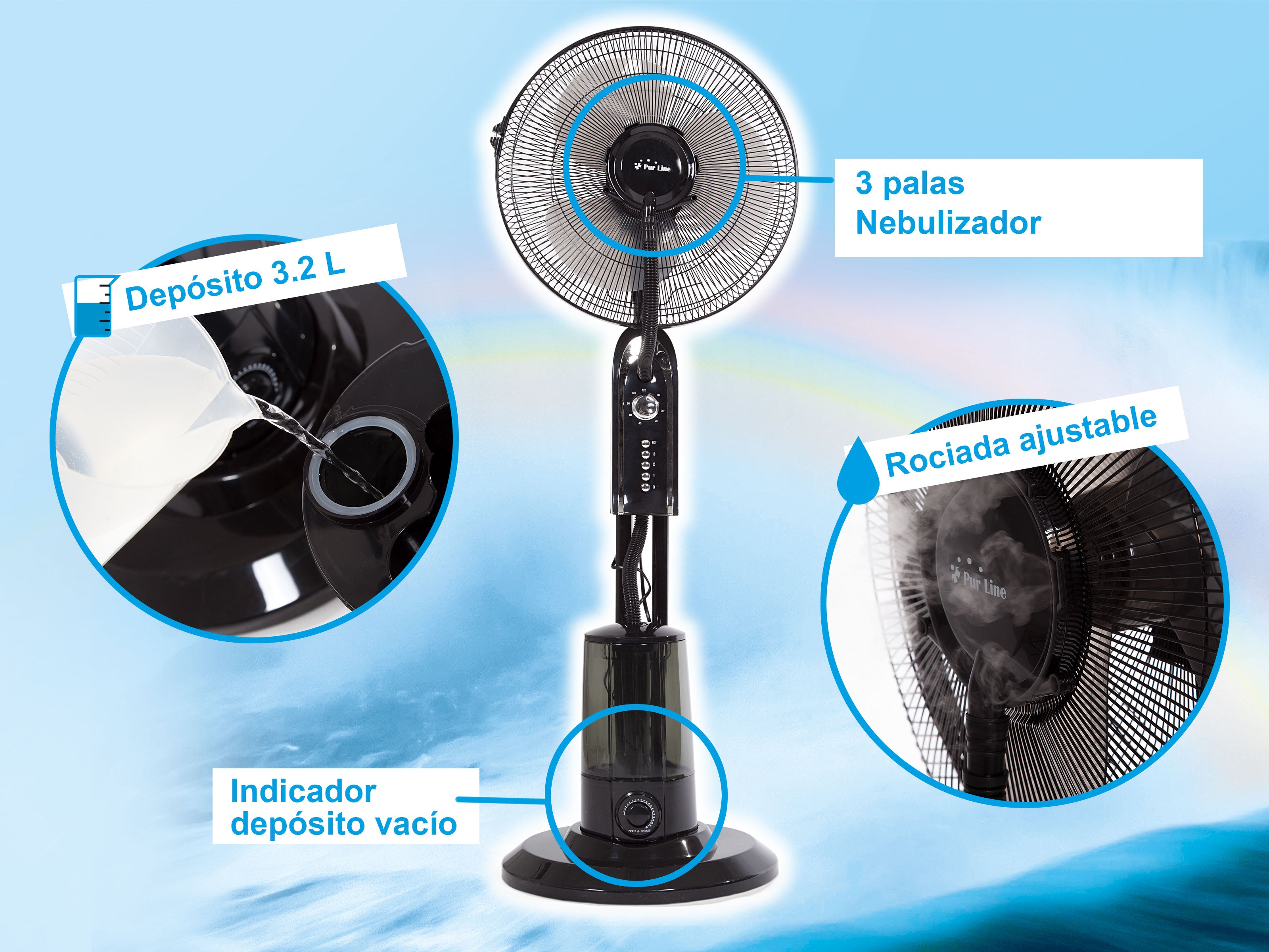 Ventoinhas nebulizadora MISTY 1 - 9