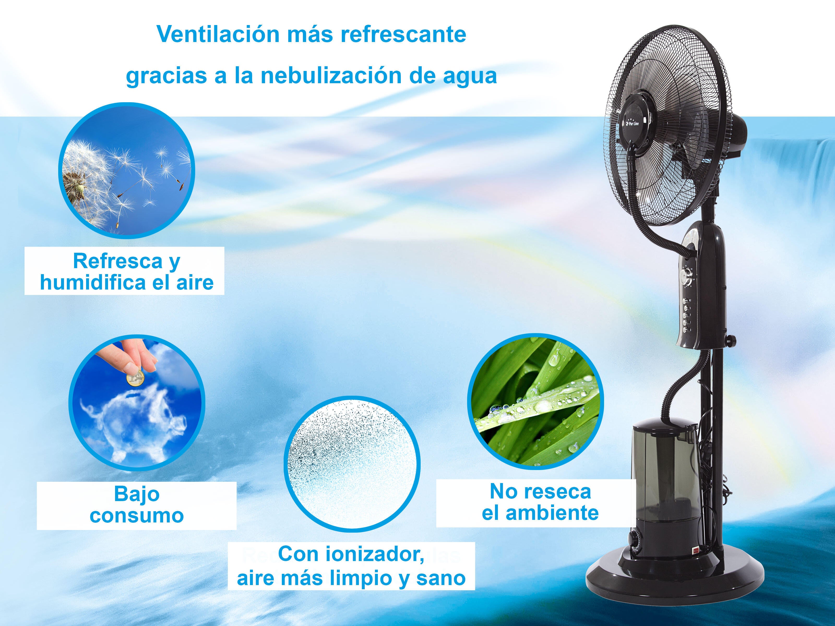 Ventoinhas nebulizadora MISTY 1 - 3