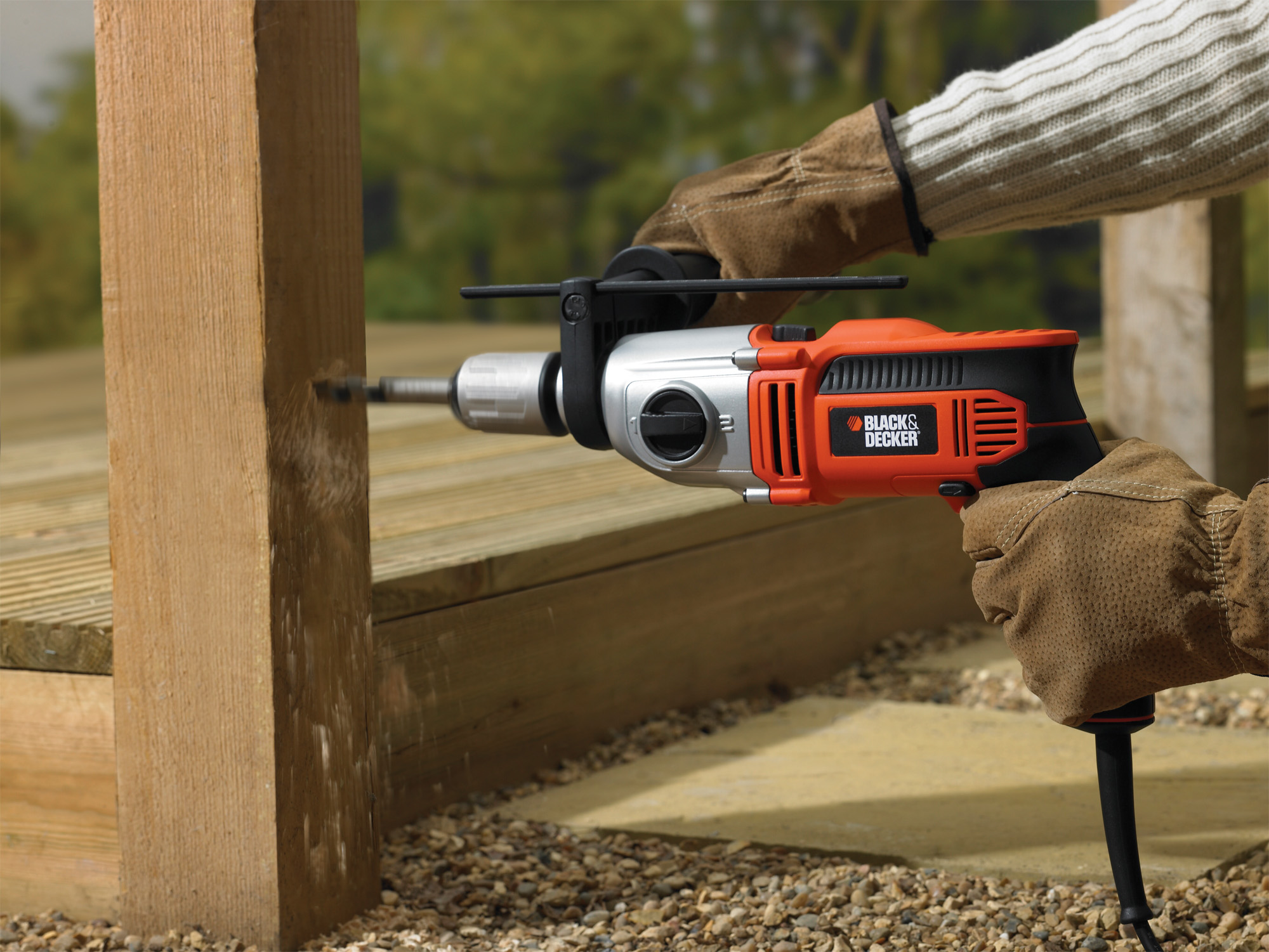 Berbequim com fio BLACK + DECKER KR824K-QS 850W - 5