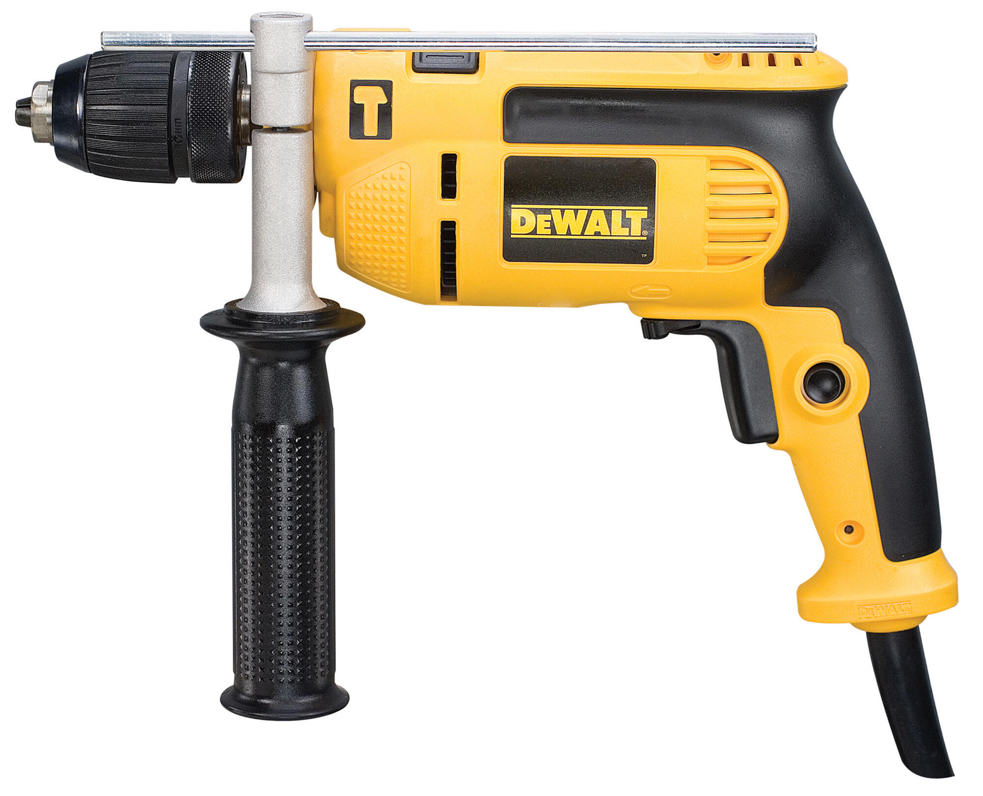 Taladro percutor con cable dewalt dwd024ks de 701w + maletìn