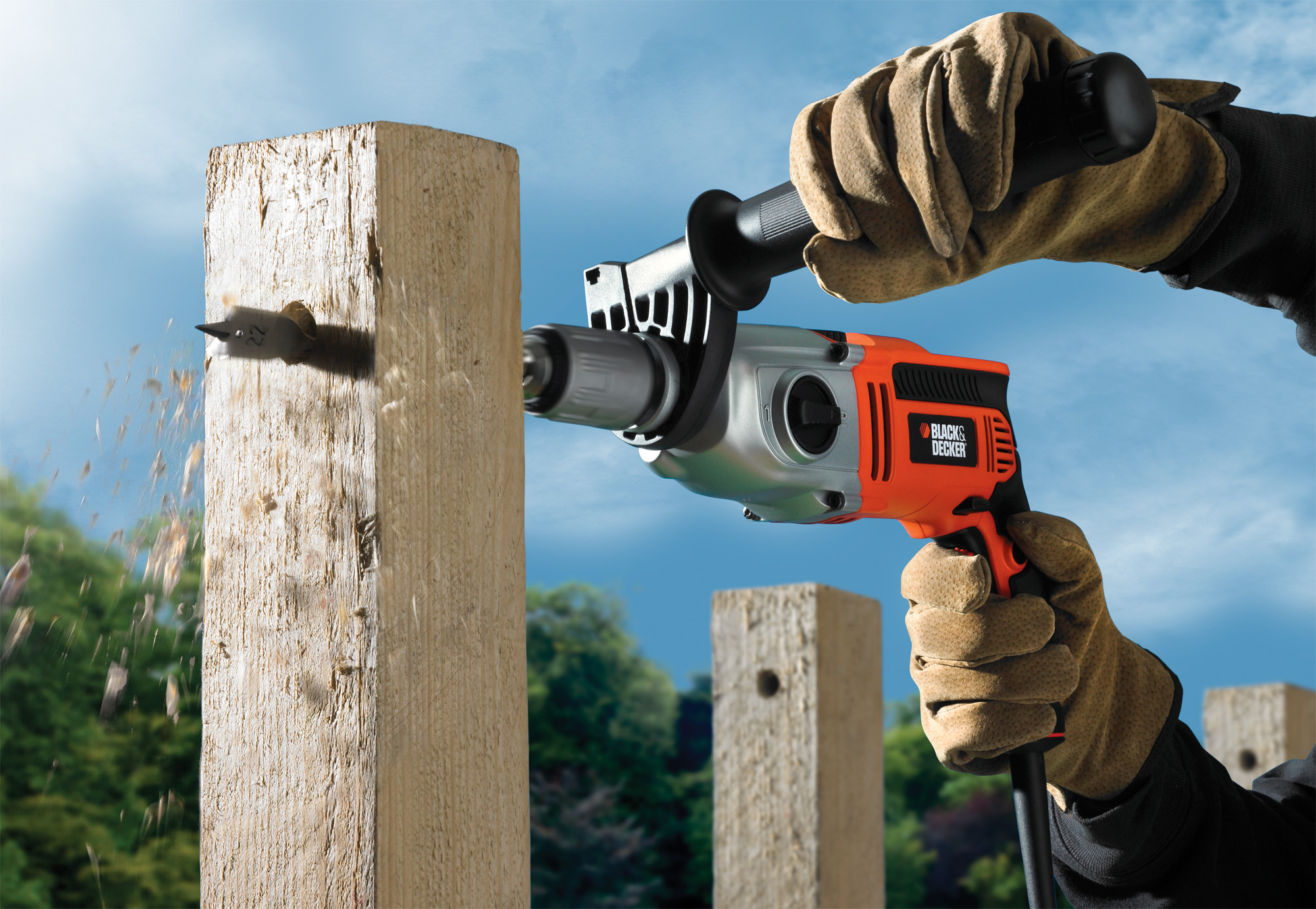 Berbequim com fio BLACK + DECKER KR824K-QS 850W - 4