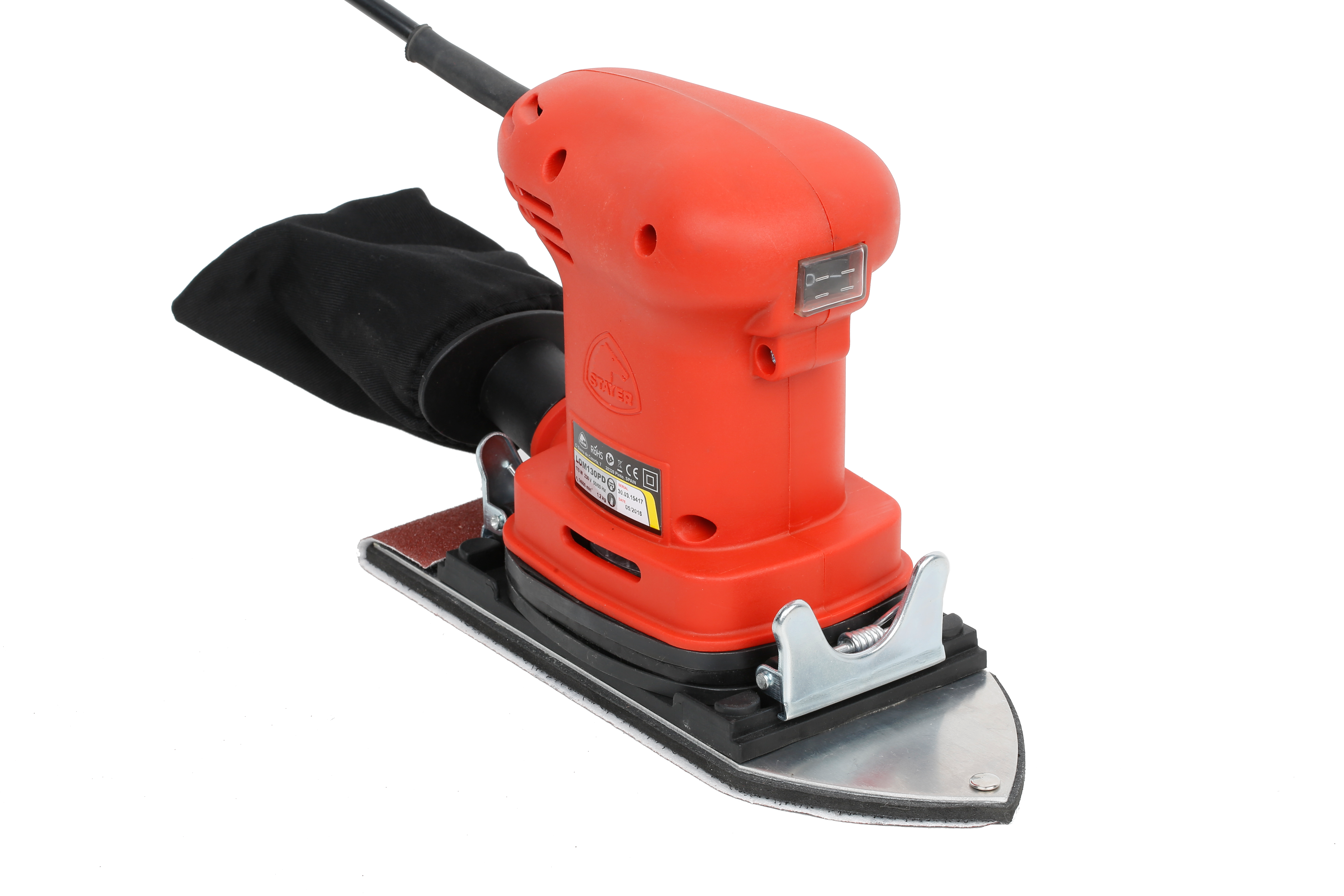 Lixadora vibratória STAYER LOM130PD - 2