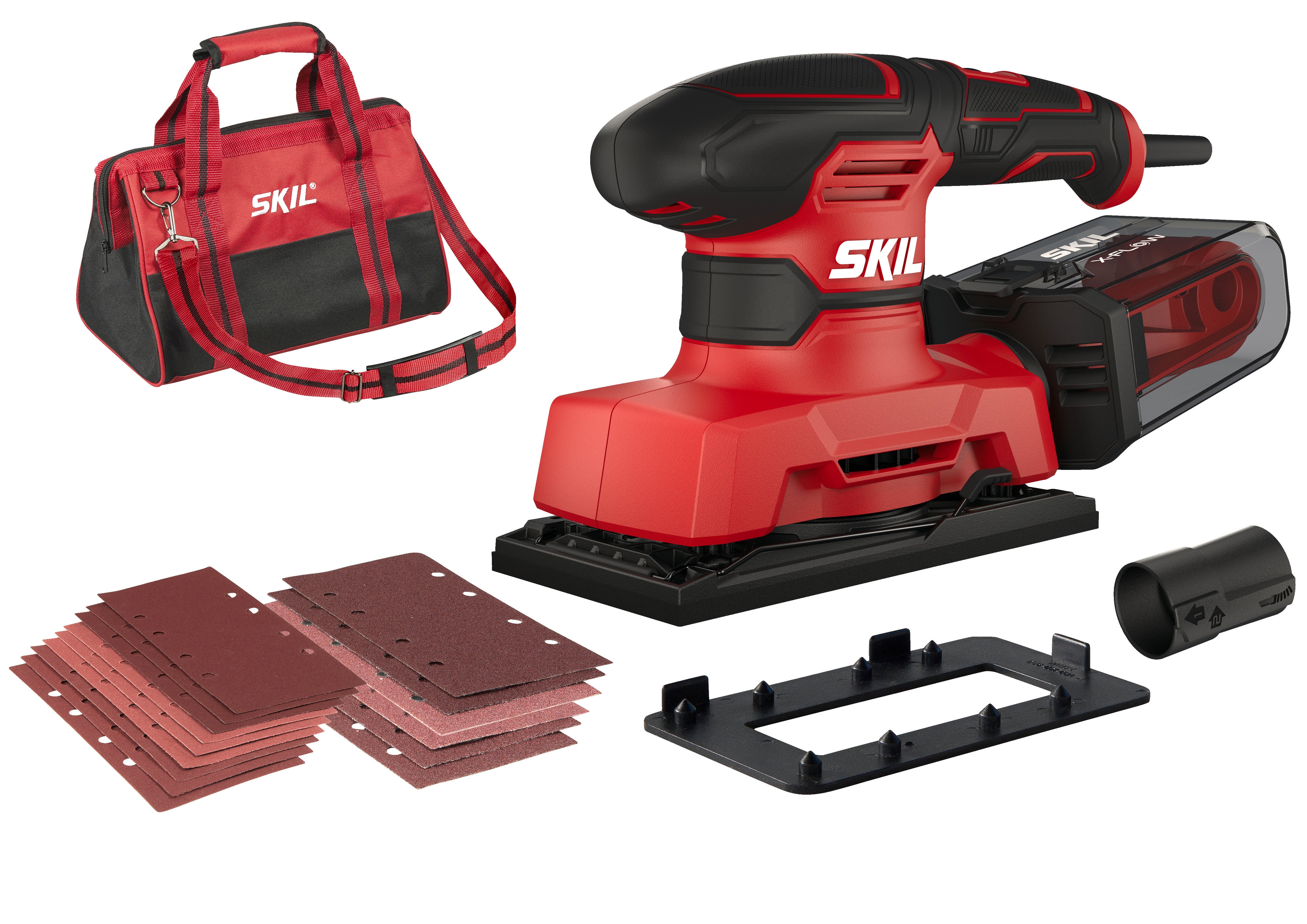 Lijadora orbital skil 7362 da 280w + 15 lijas y bolsa