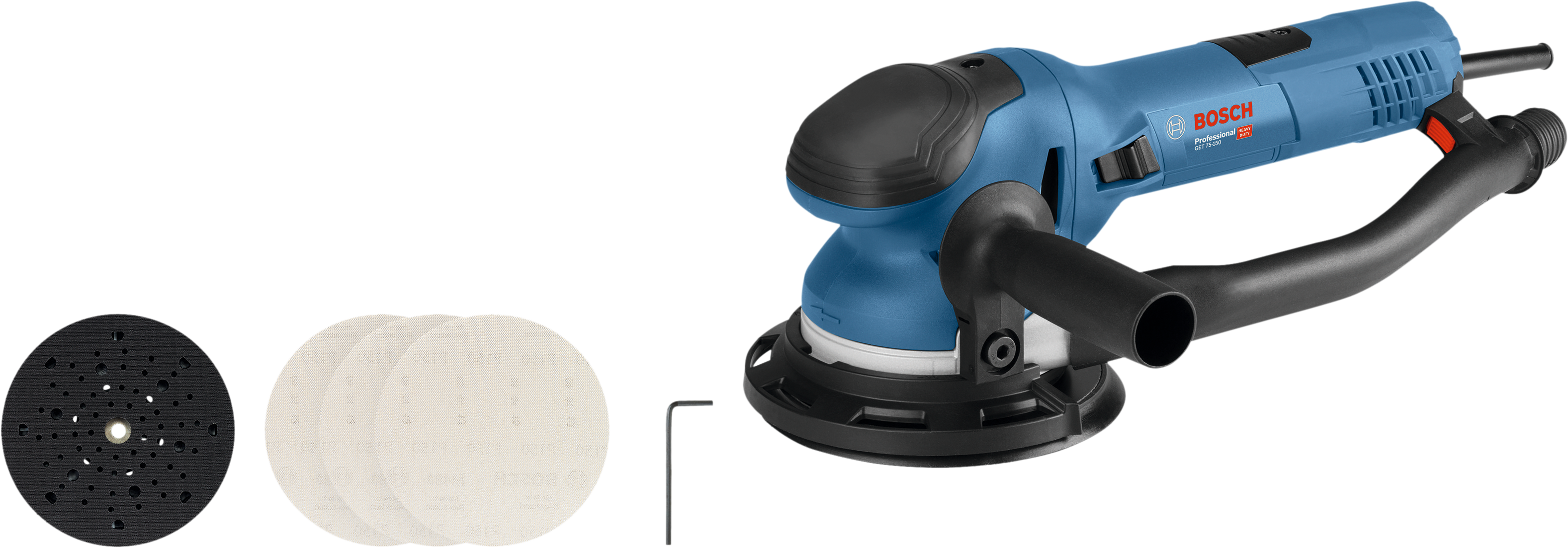 Bosch Professional Lijadora Excéntrica 750 W + Accesorios , Leroy Merlin
